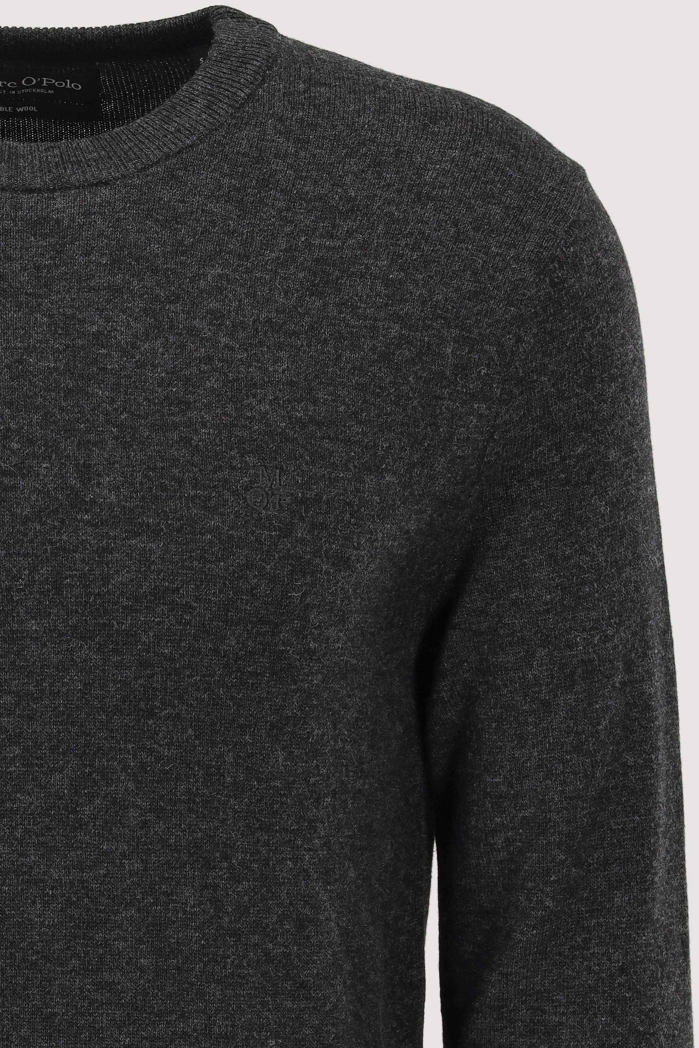 Marc O Polo Casual - Marc O'Polo Rundhalspullover aus Wolle