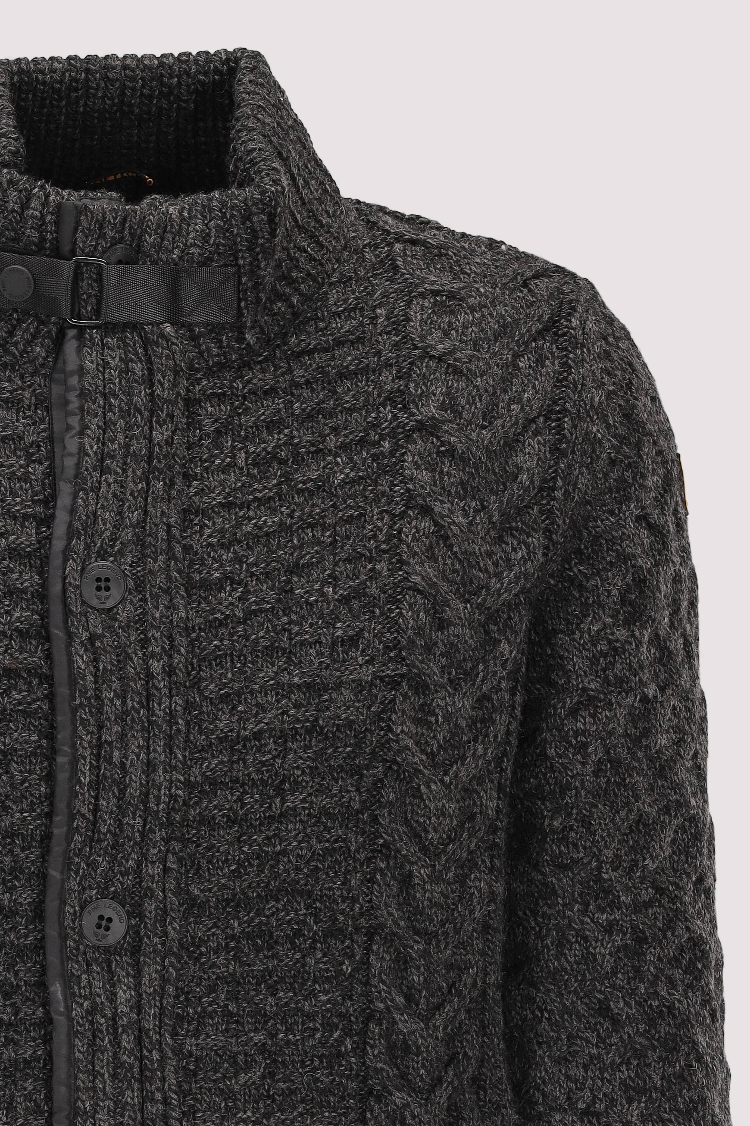PME Legend - Zip jacket heavy knit mixed ya PME Legend - Zip jacket heavy knit mixed ya