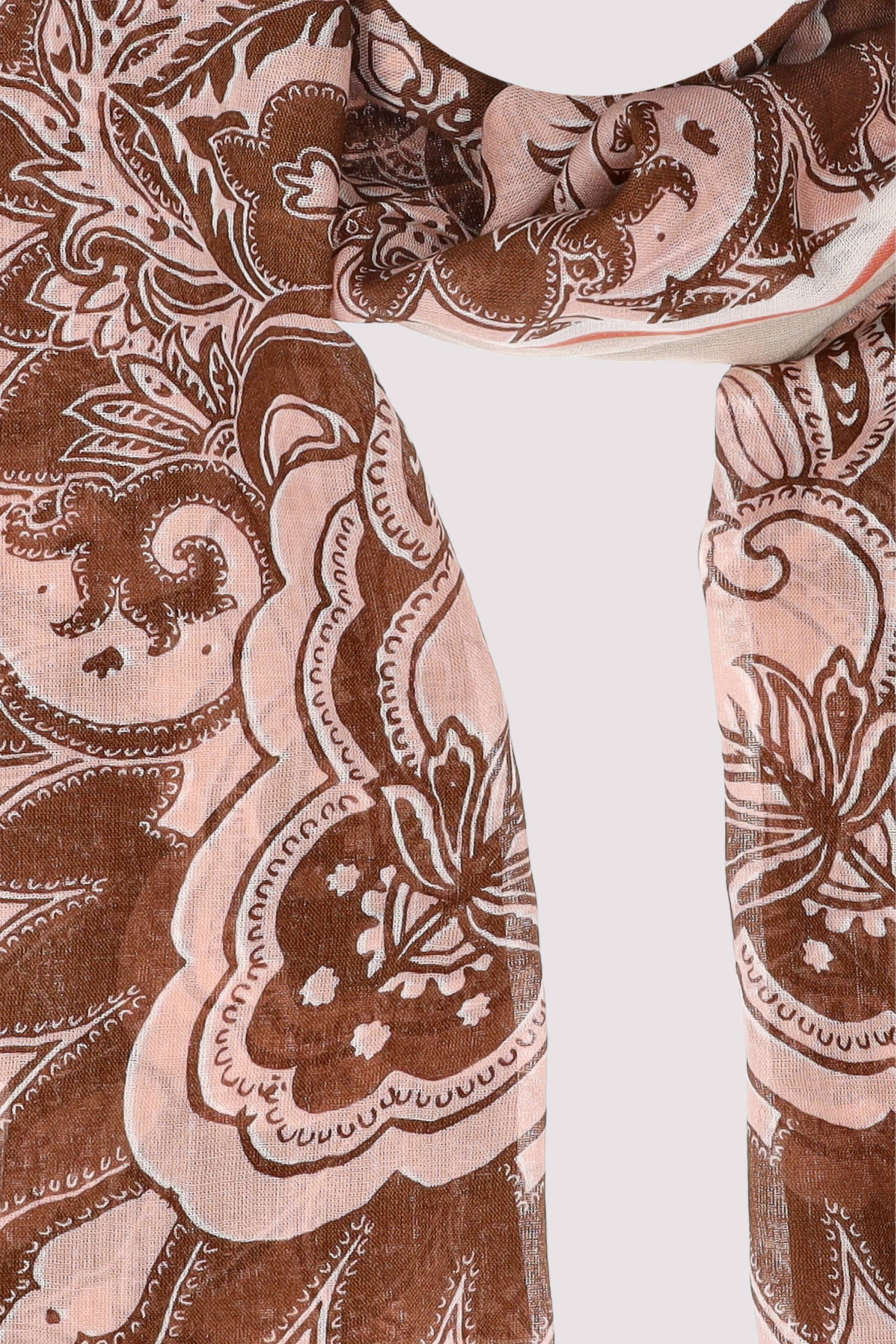 Scarf, woven, cotton-modal, va