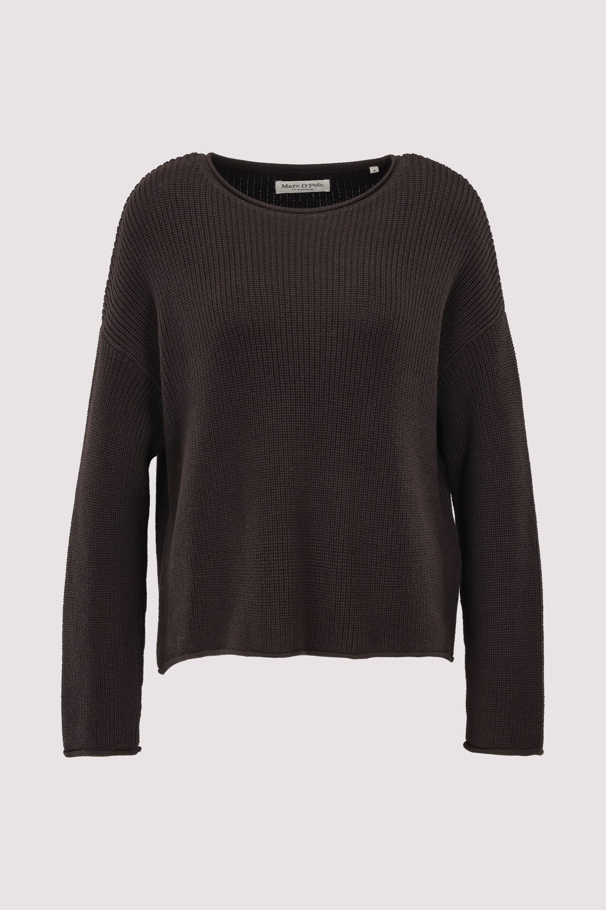 Pullover, longsleeve, boat nec