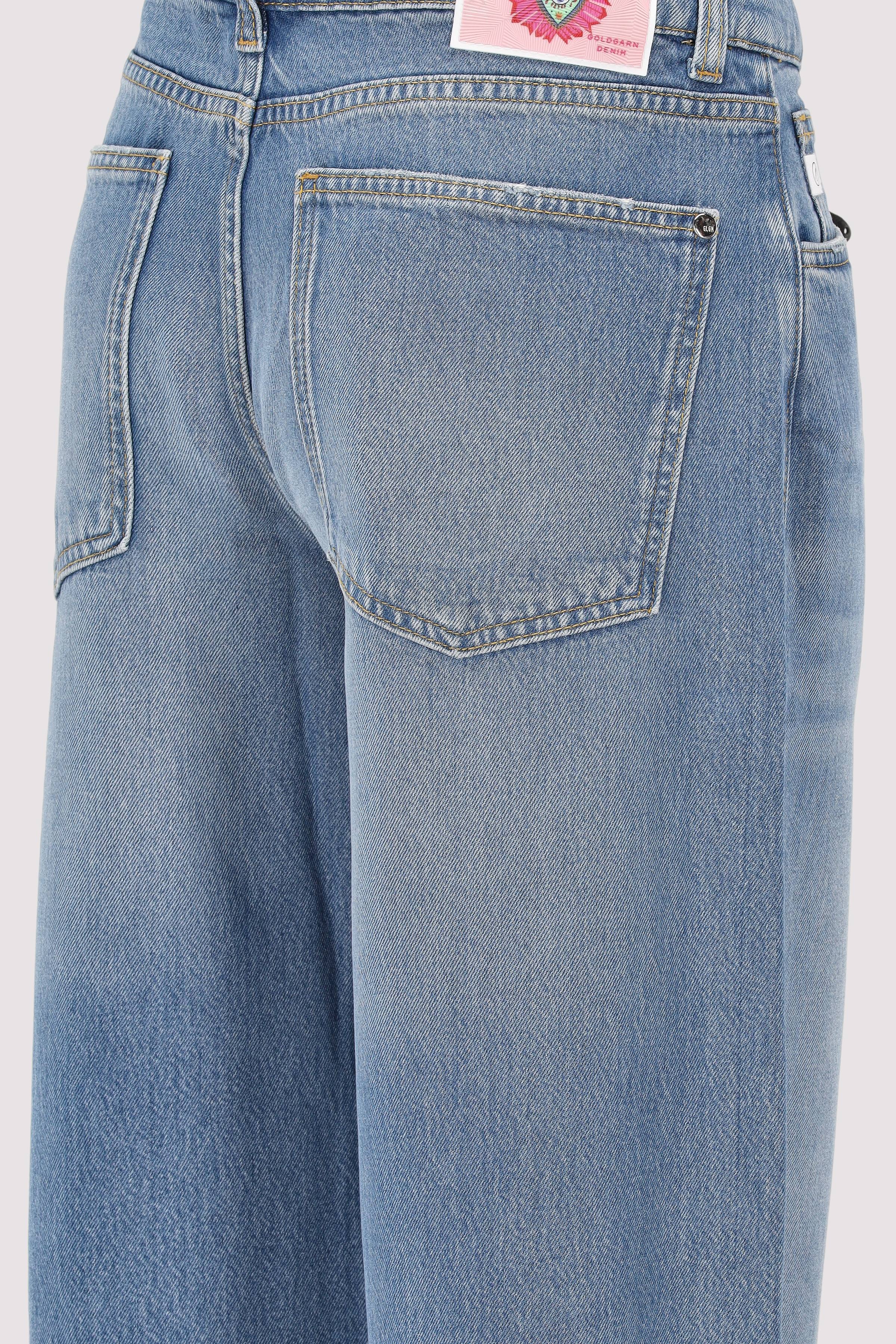 GoldGarn - GoldGarn Cropped Jeans Vintage Blue