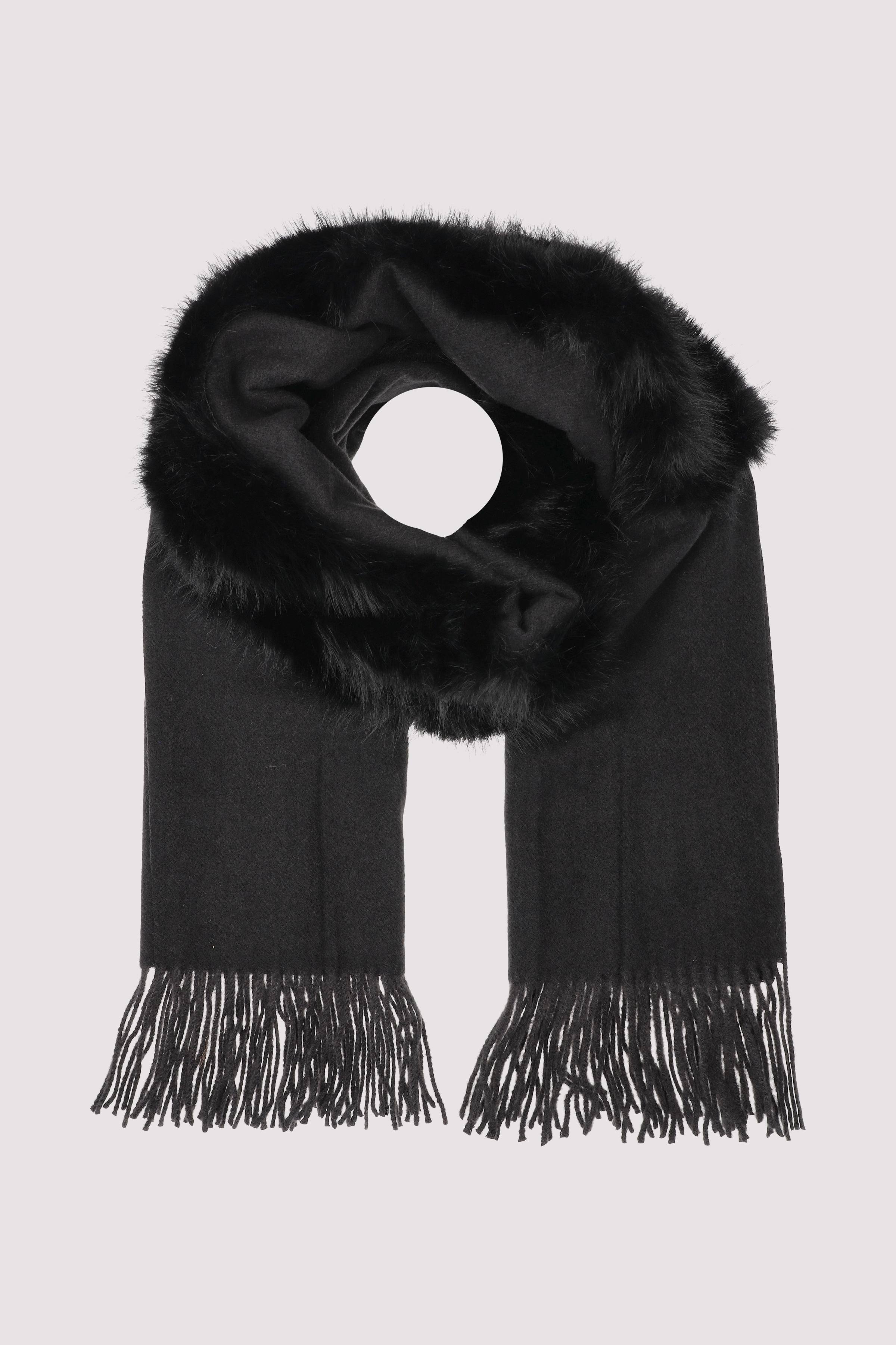 Schwarzes Cape von Rino und Pelle