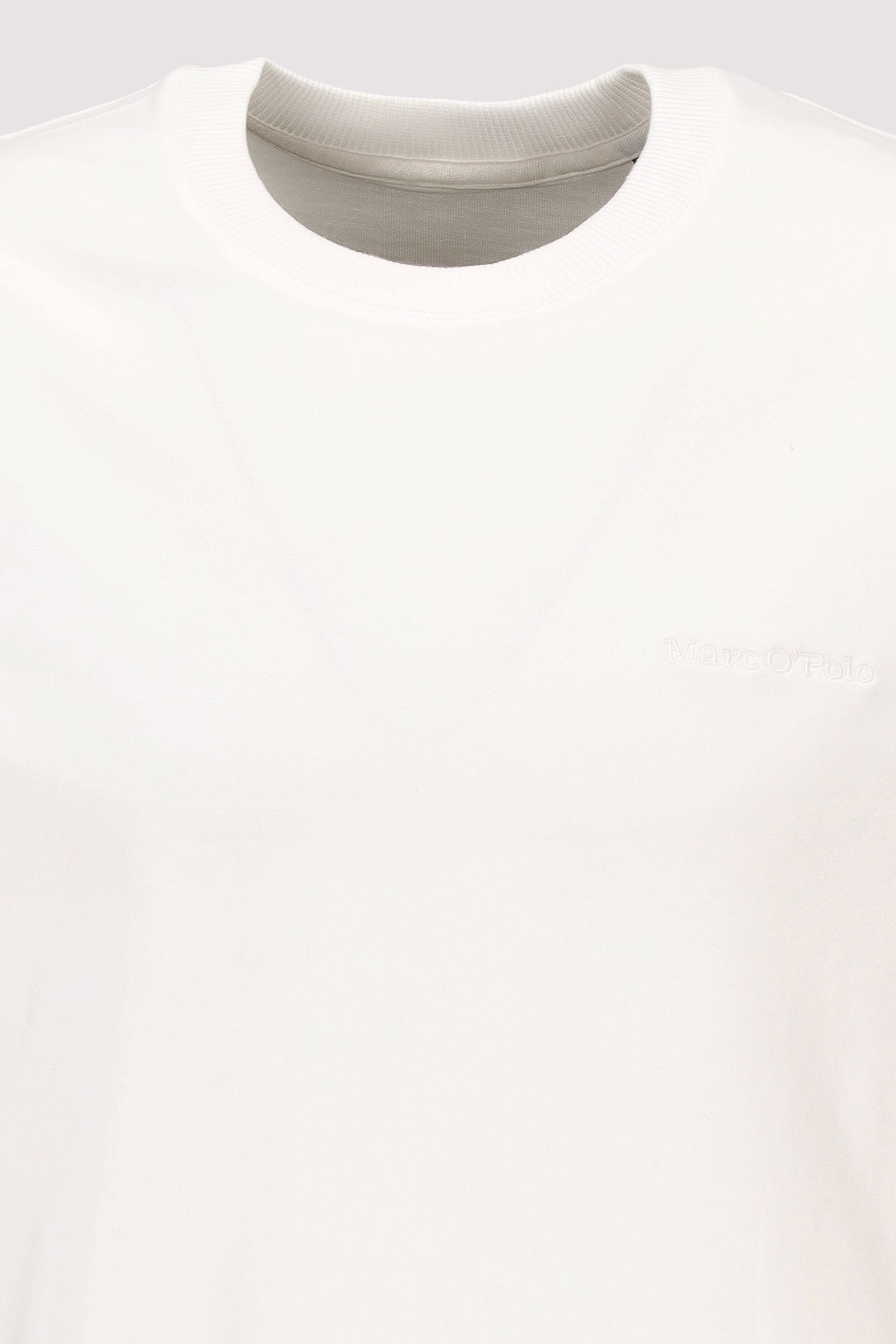 Marc O Polo Casual - Marc O'Polo Weißes Baumwoll‑T‑Shirt