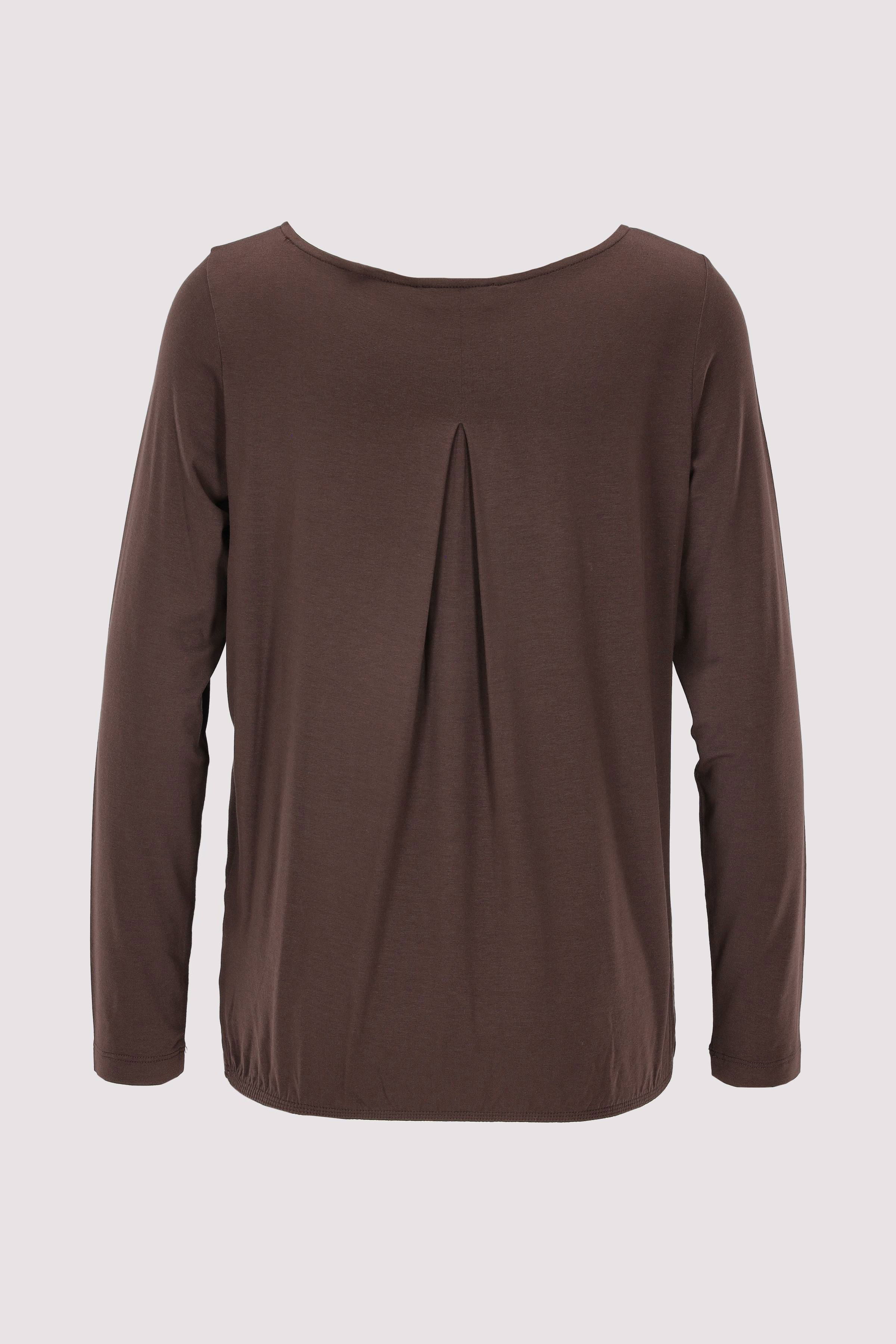 T-shirt, long sleeve, boat nec