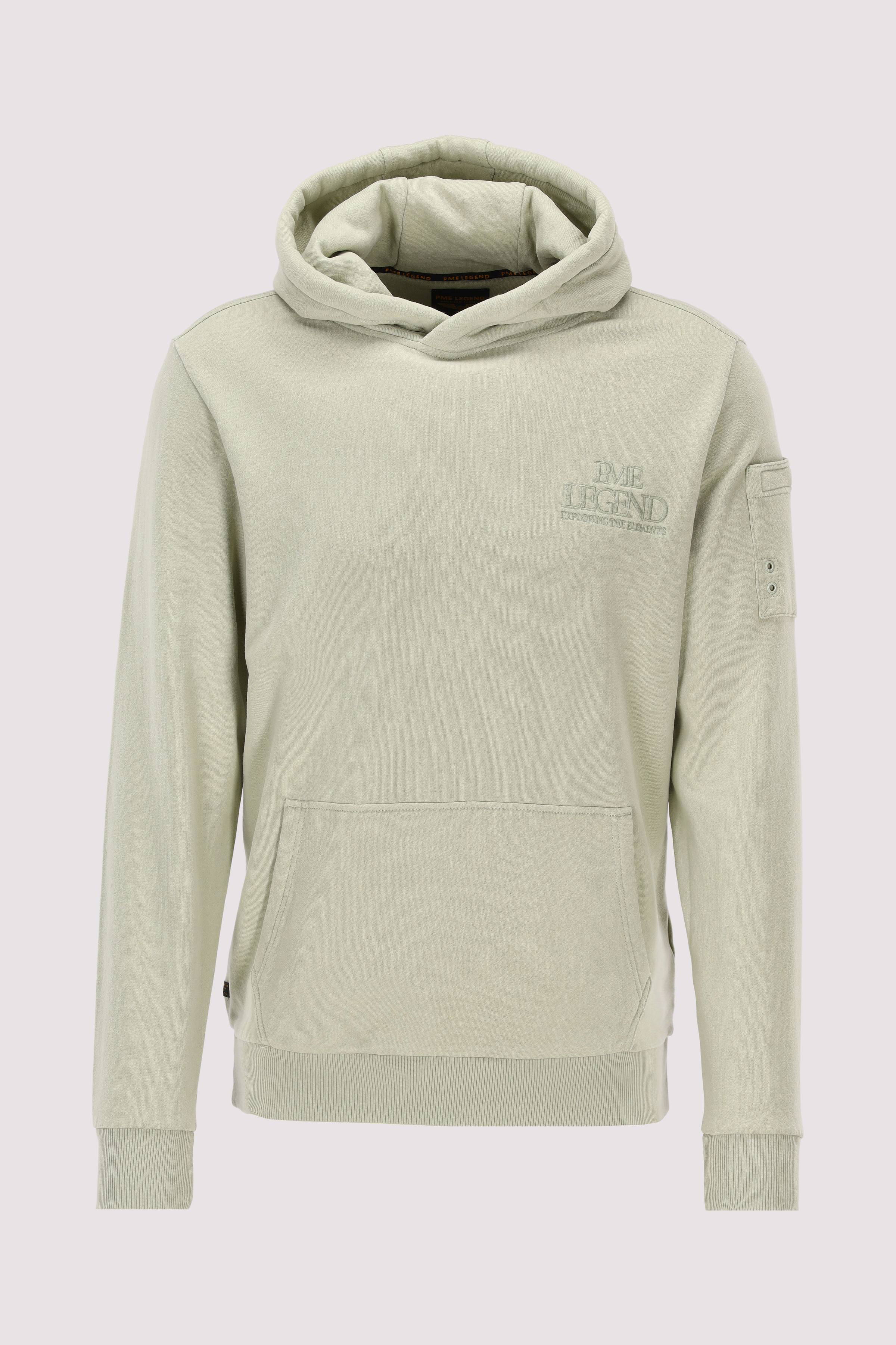 Hooded brushed terry