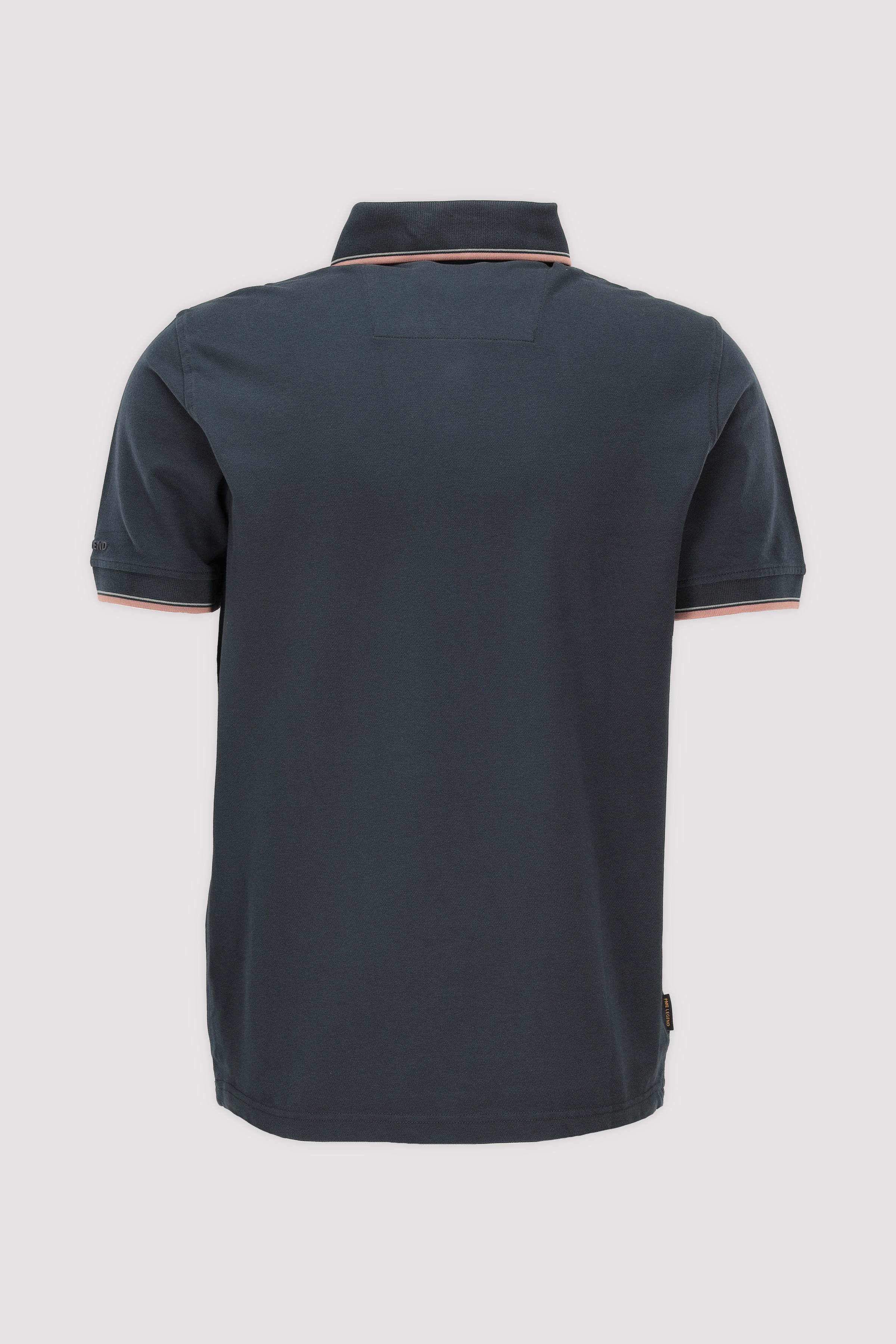 Short sleeve polo stretch piqu