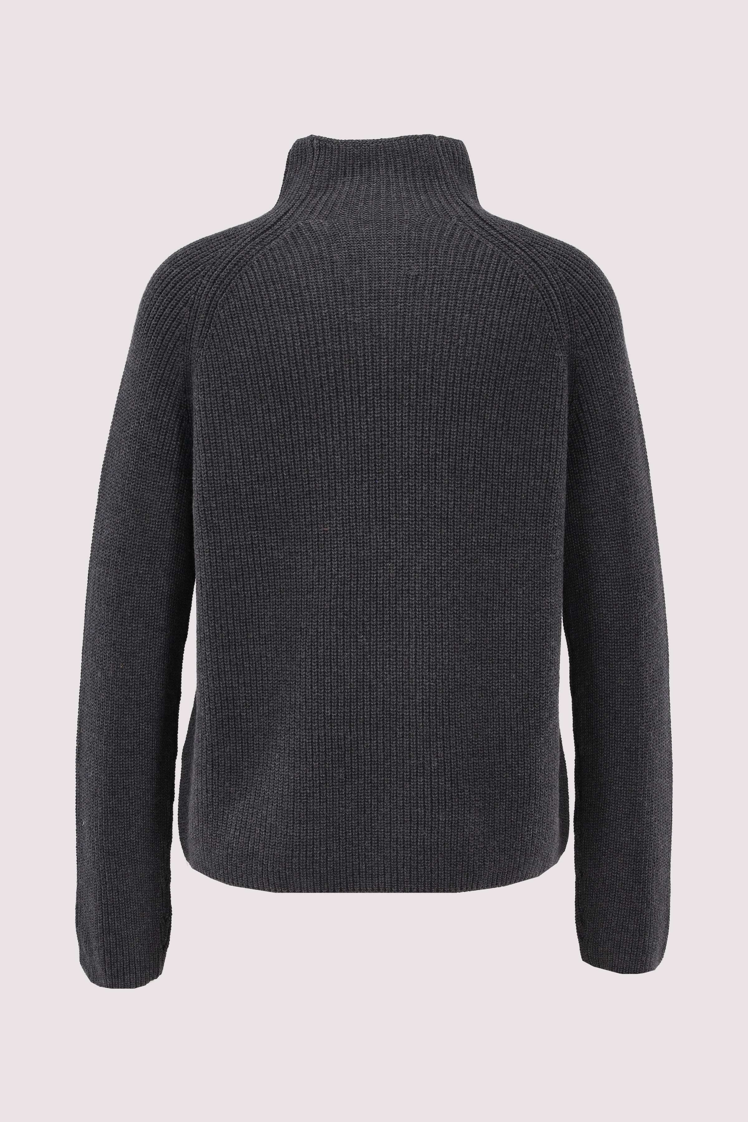 Pullover, longsleeve, stand-up