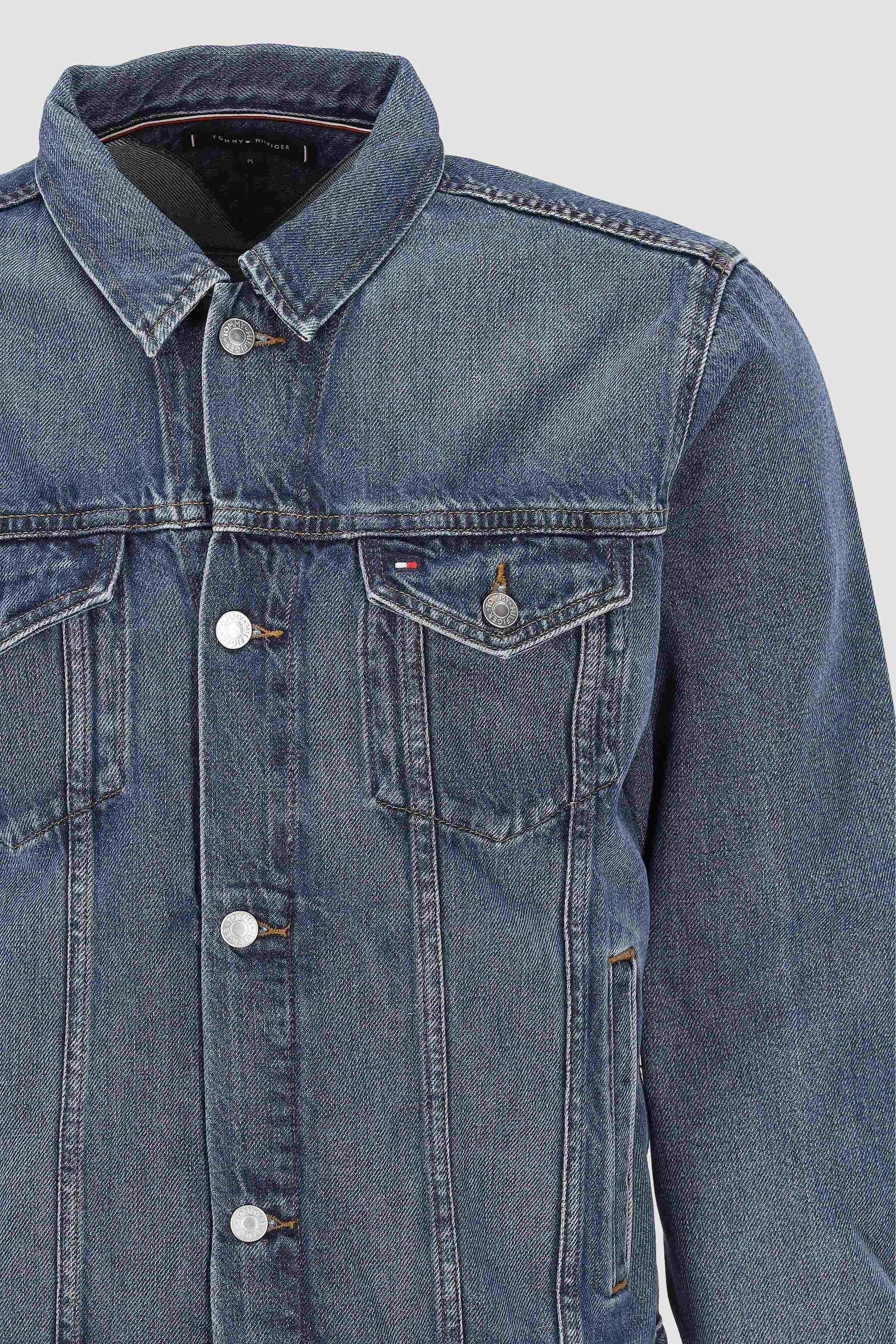 Tommy Hilfiger - TRUCKER JKT STR SEP INDIGO Tommy Hilfiger - TRUCKER JKT STR SEP INDIGO