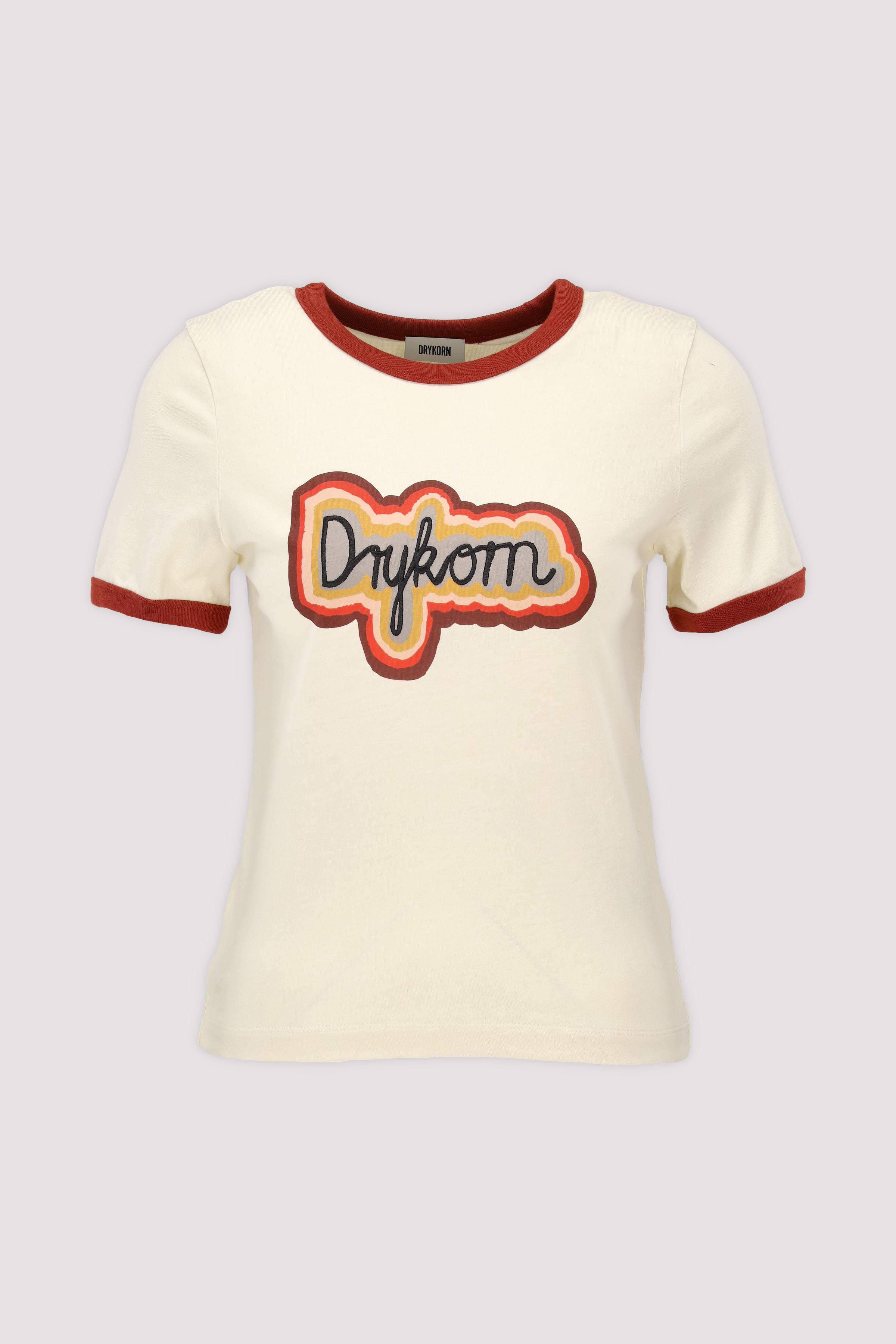 Drykorn T-Shirt Gelb aus Baumwolle