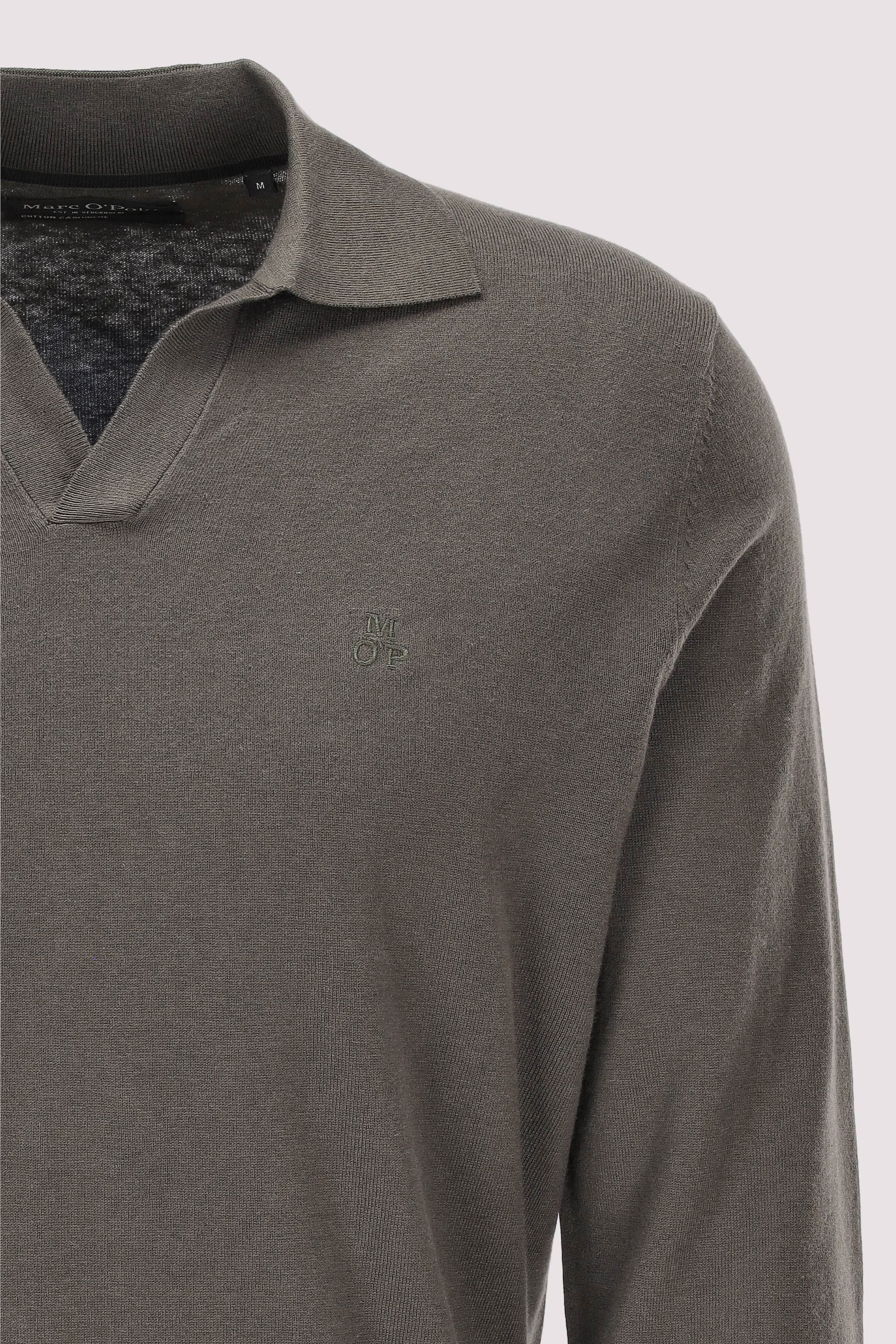 Marc O´Polo International - Pullover with open polo collar Marc O´Polo International - Pullover with open polo collar