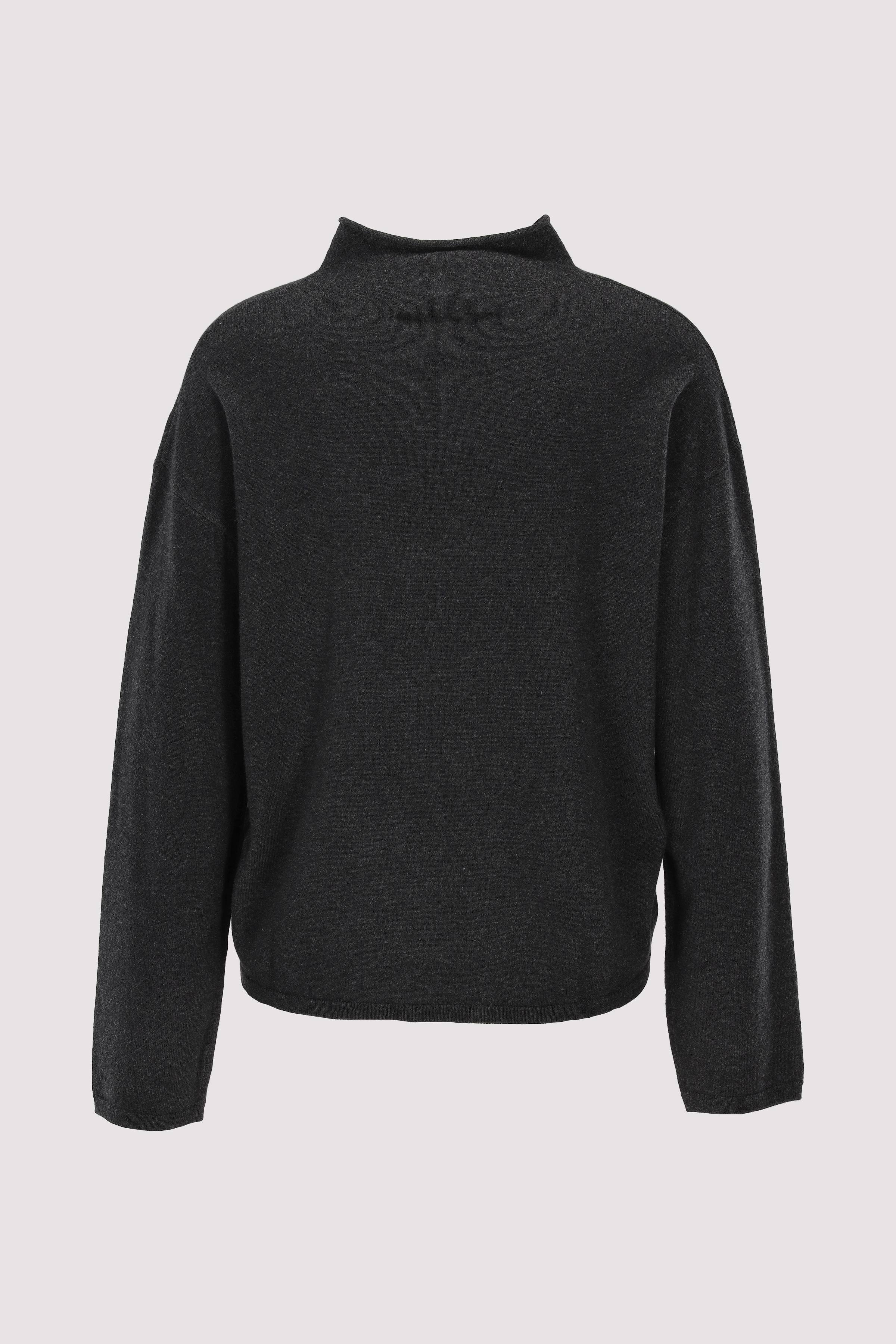 Marc O'Polo Damen Rundhalspullover grau