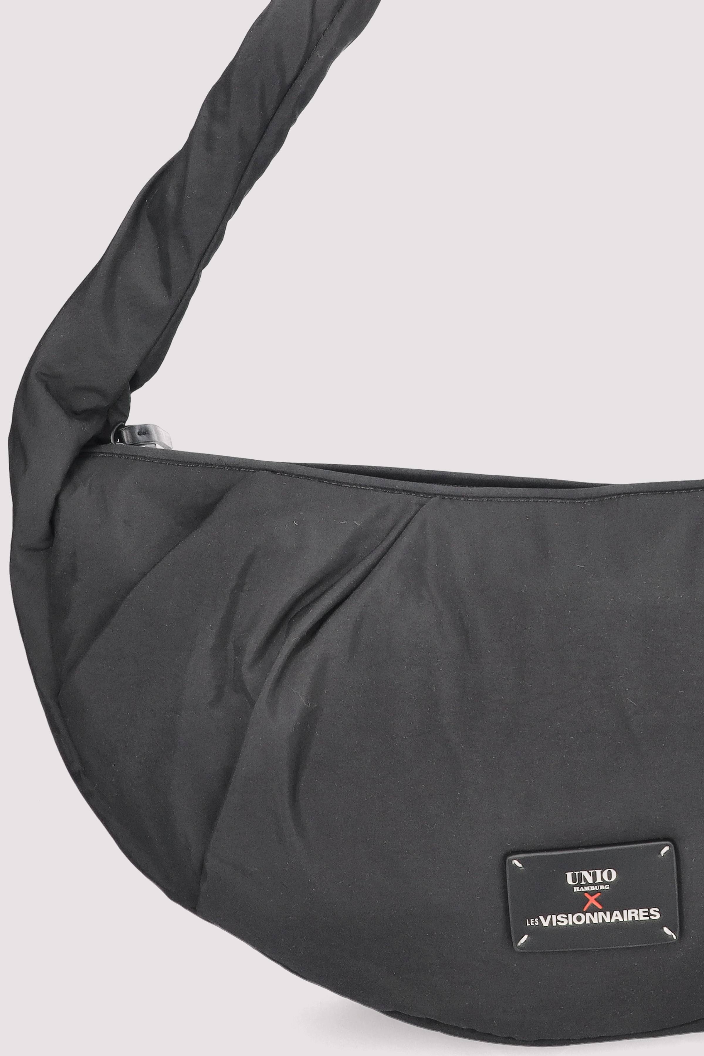 Schwarze Crossbody Bag aus Nylon