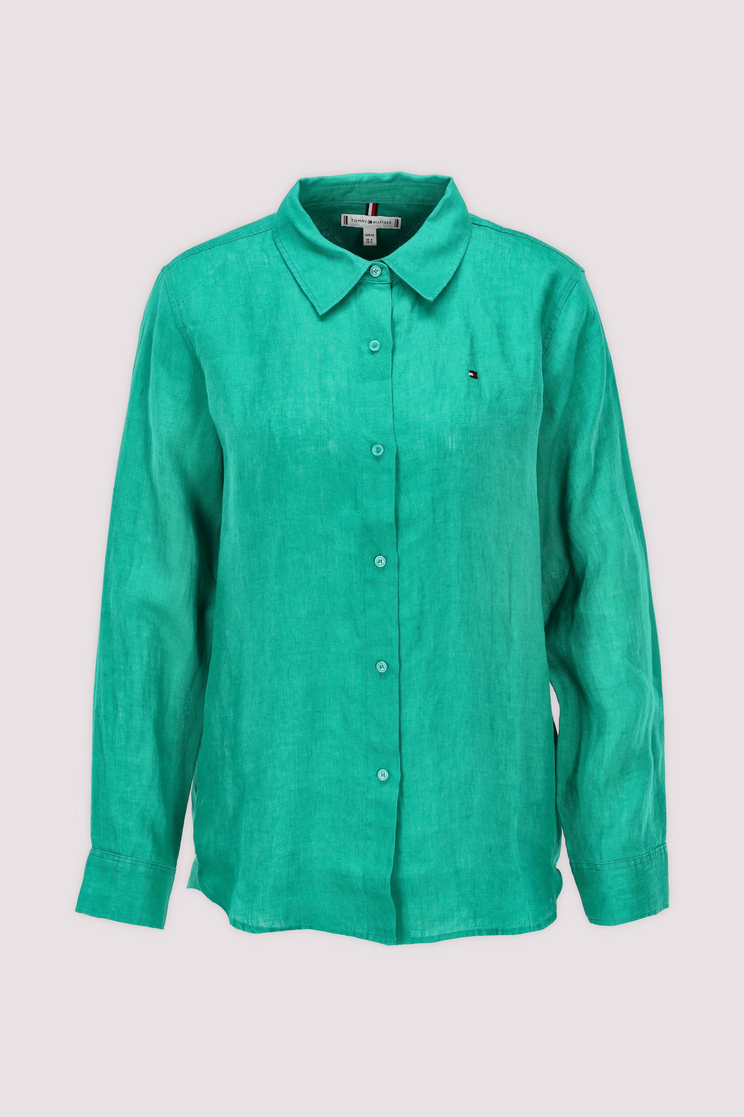 ESS LINEN RELAXED LS SHIRT