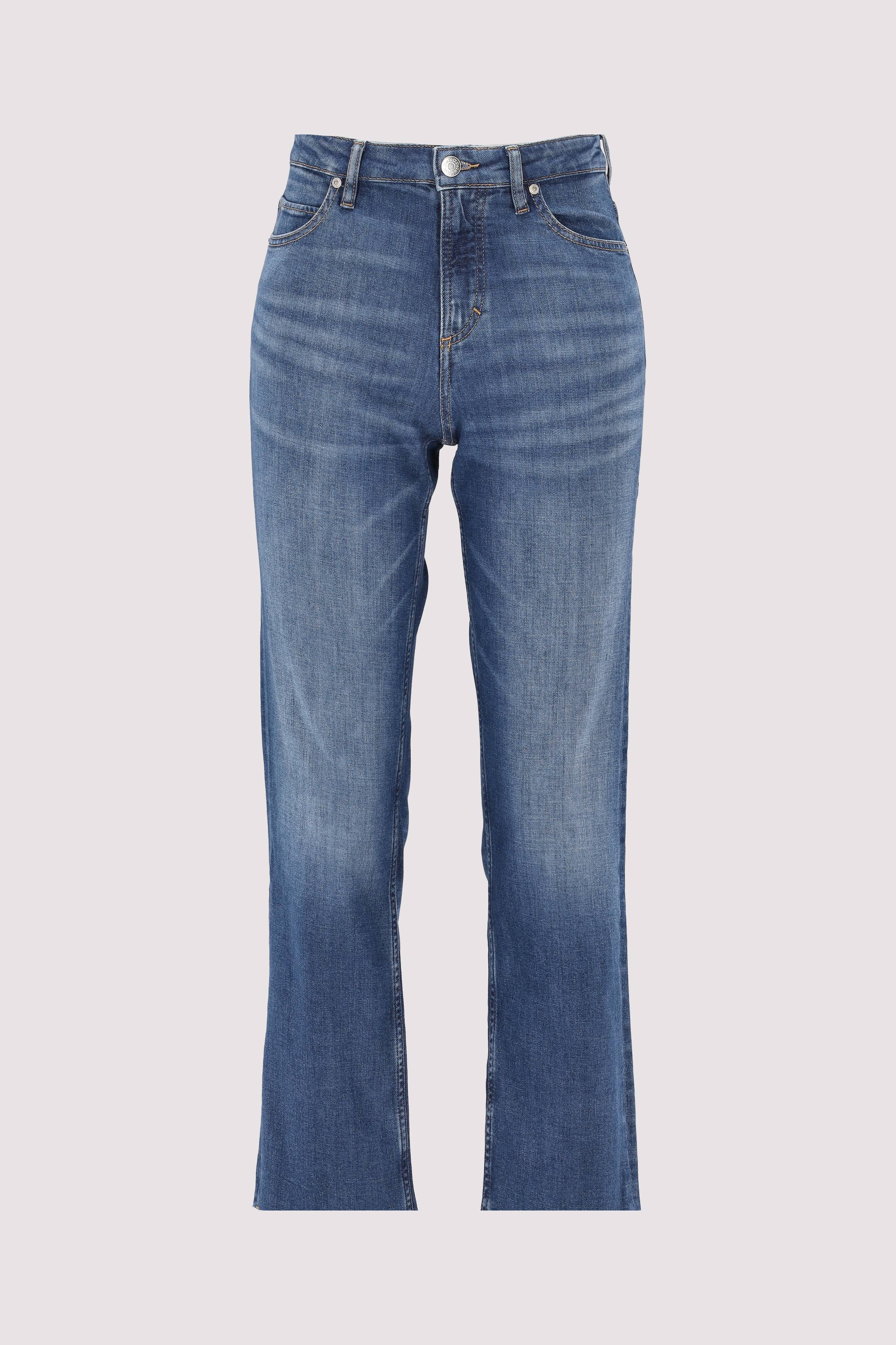 Denim trouser, high waist, str