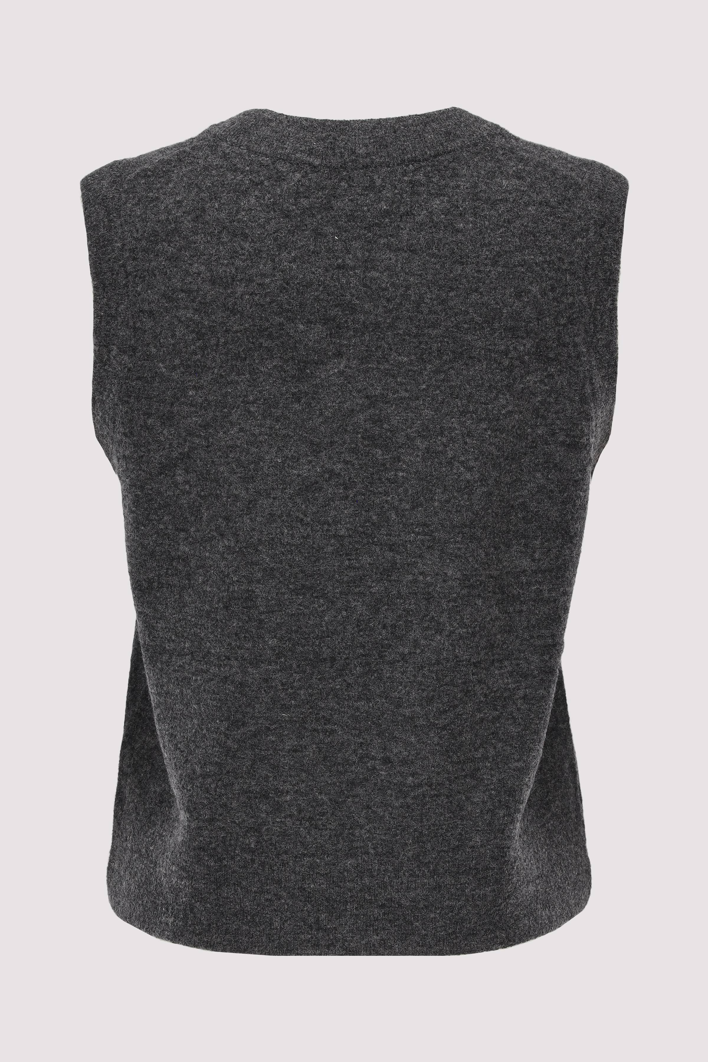 Knit Pullunder, Sleeveless