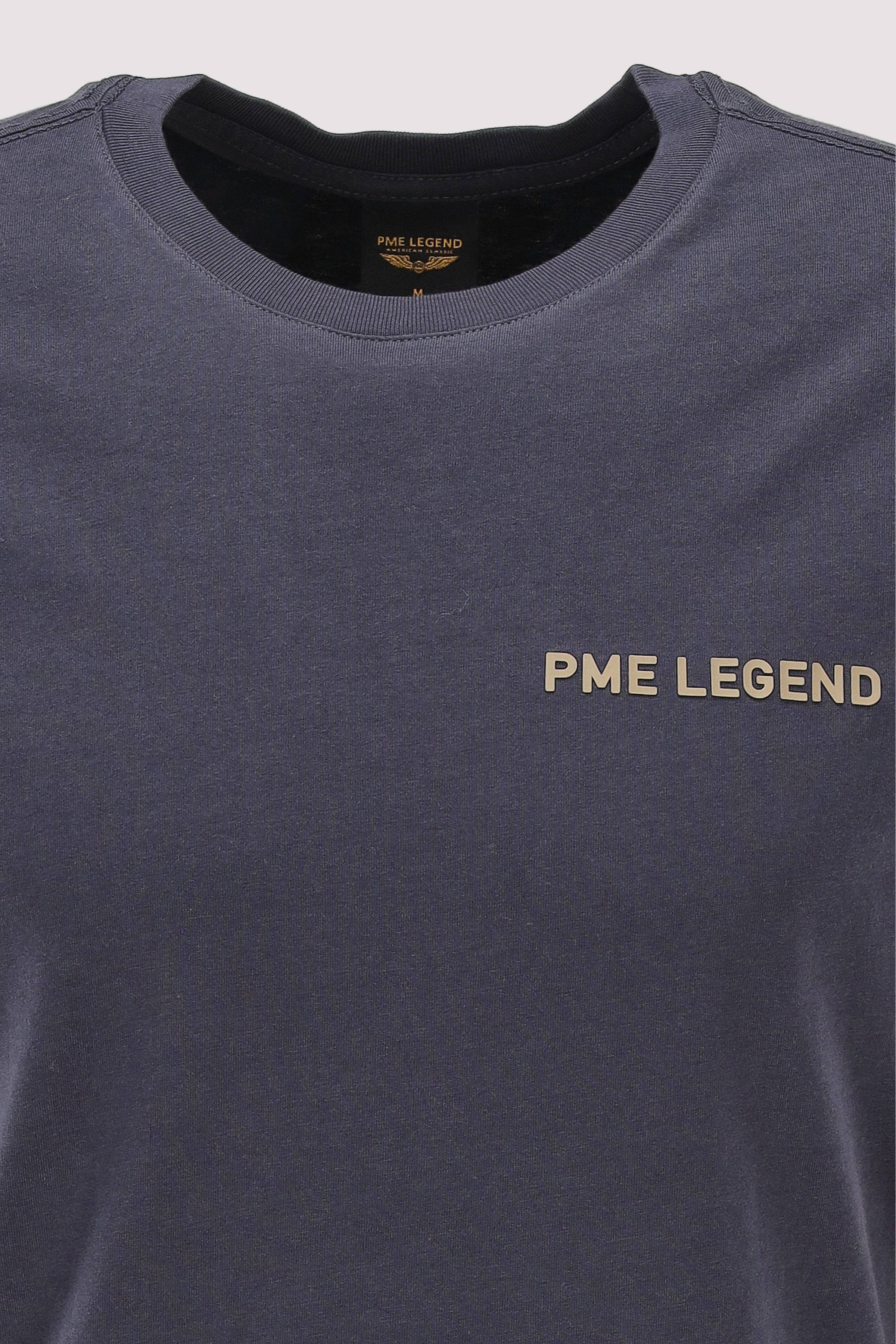 PME Legend - PME Legend T-Shirt Graphite Baumwolle