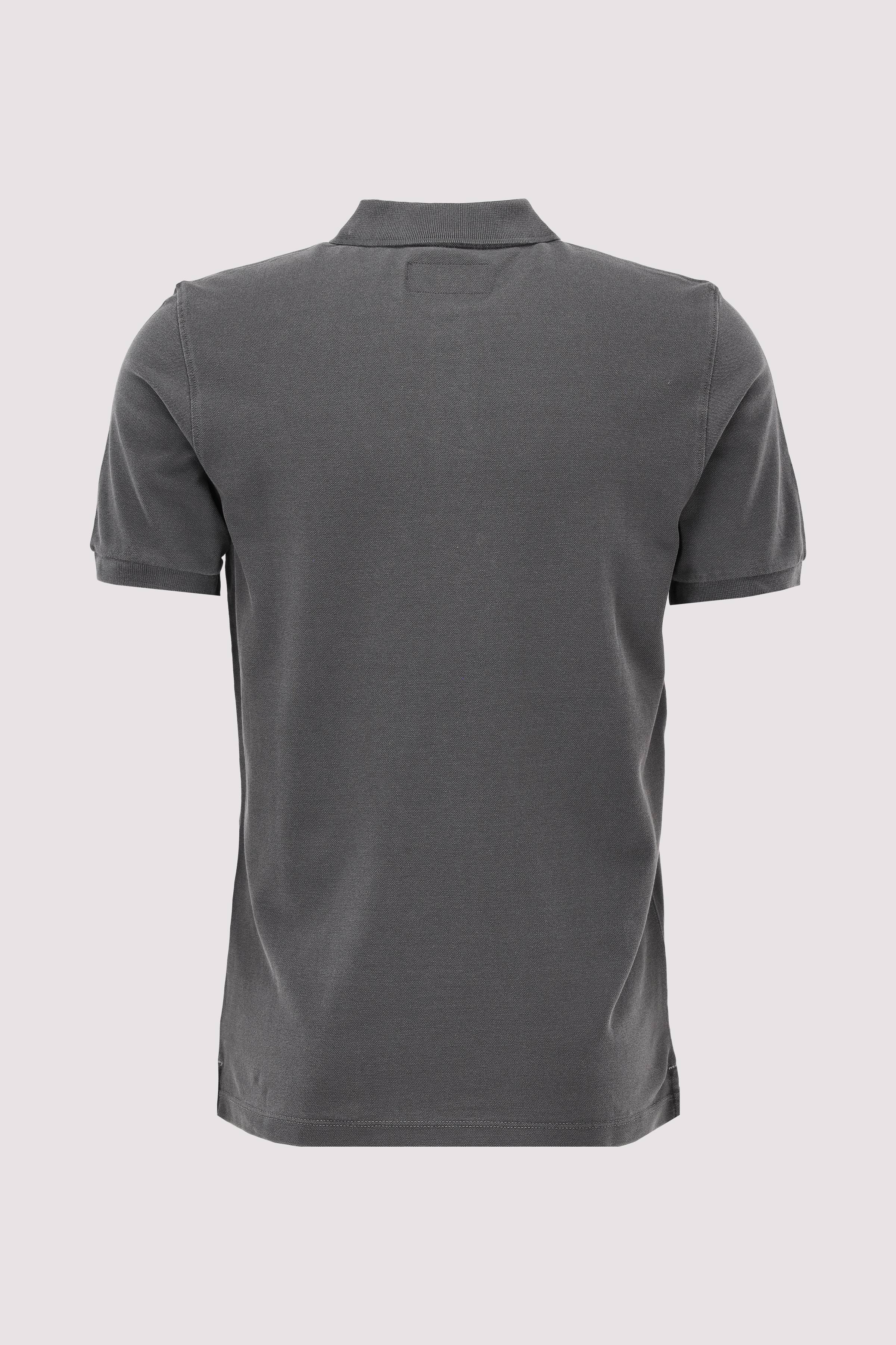 Polo, short sleeve, rib detail