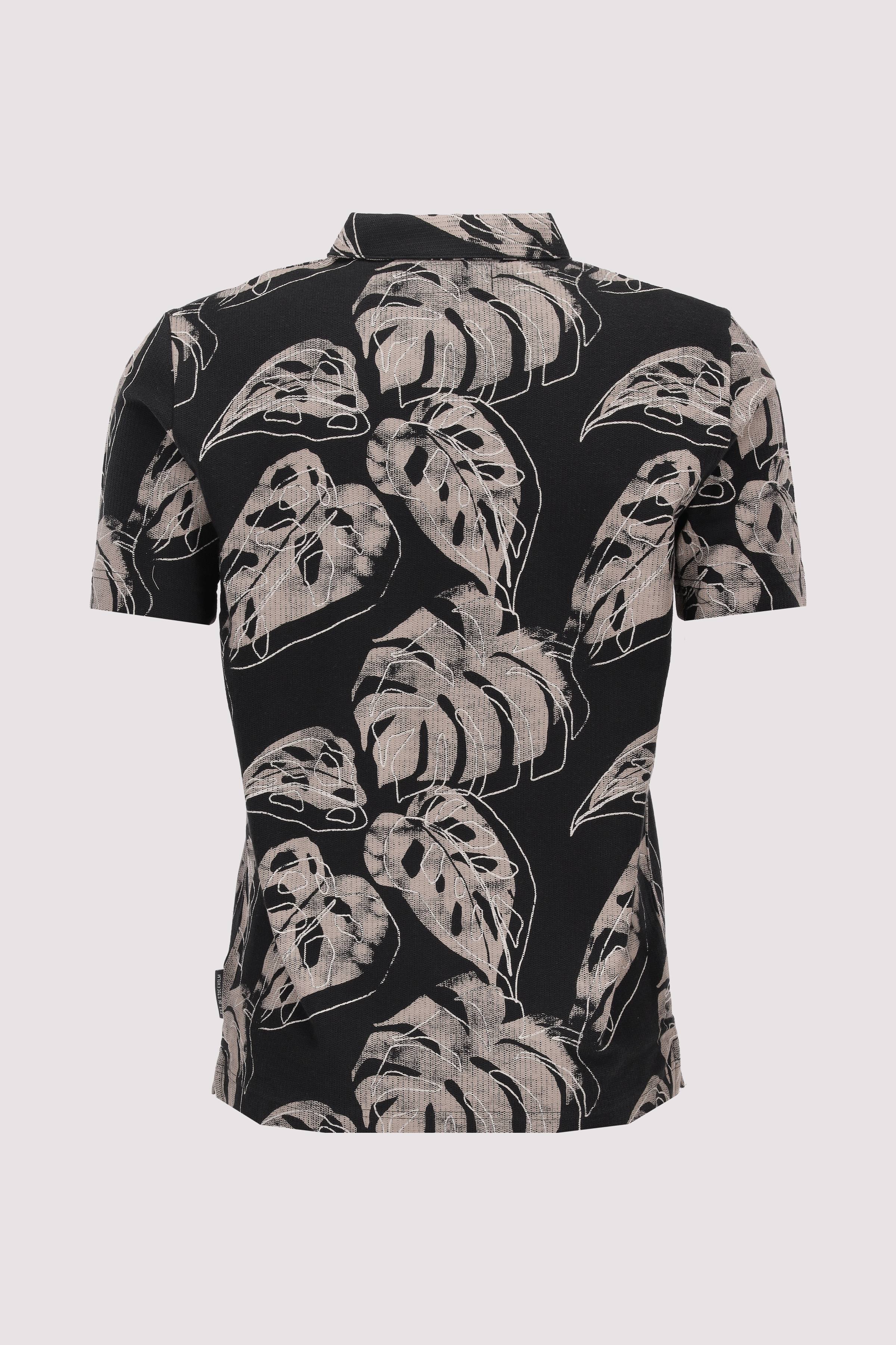 Poloshirt, short sleeve, AOP