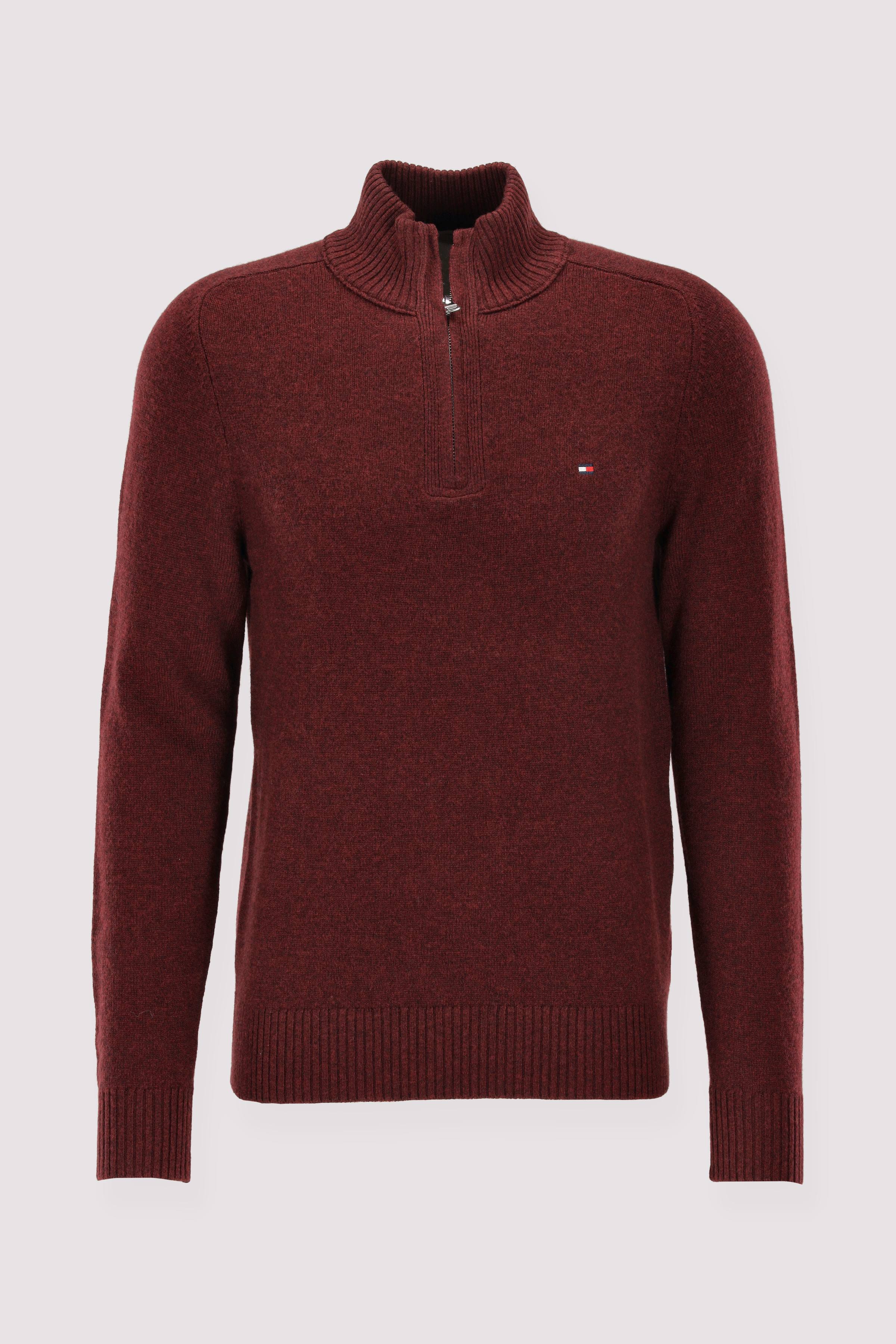 Tommy Hilfiger Half-Zip-Pullover lila