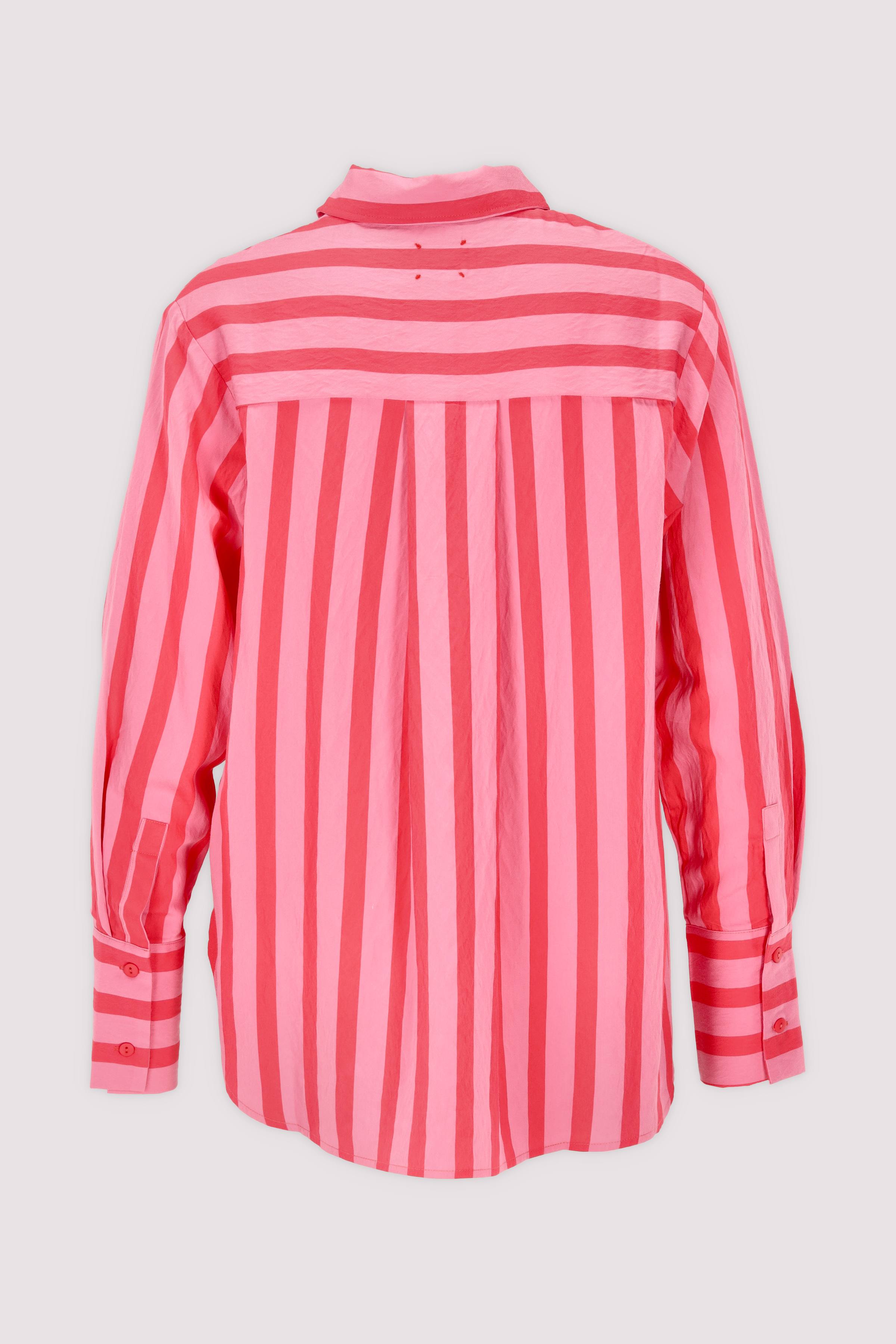Fließende Bluse in Pink