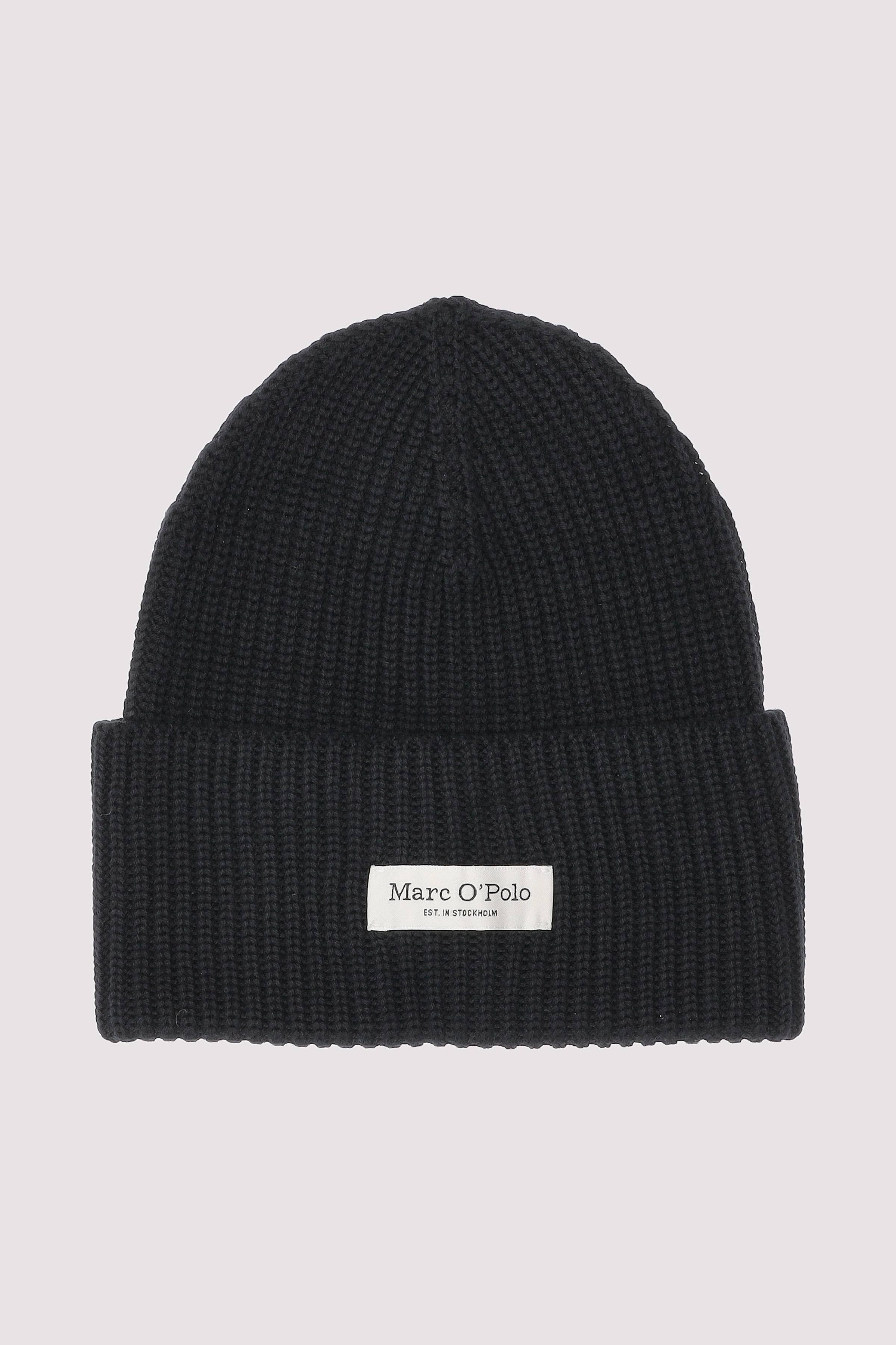 Beanie, knitted, fold-up, stru