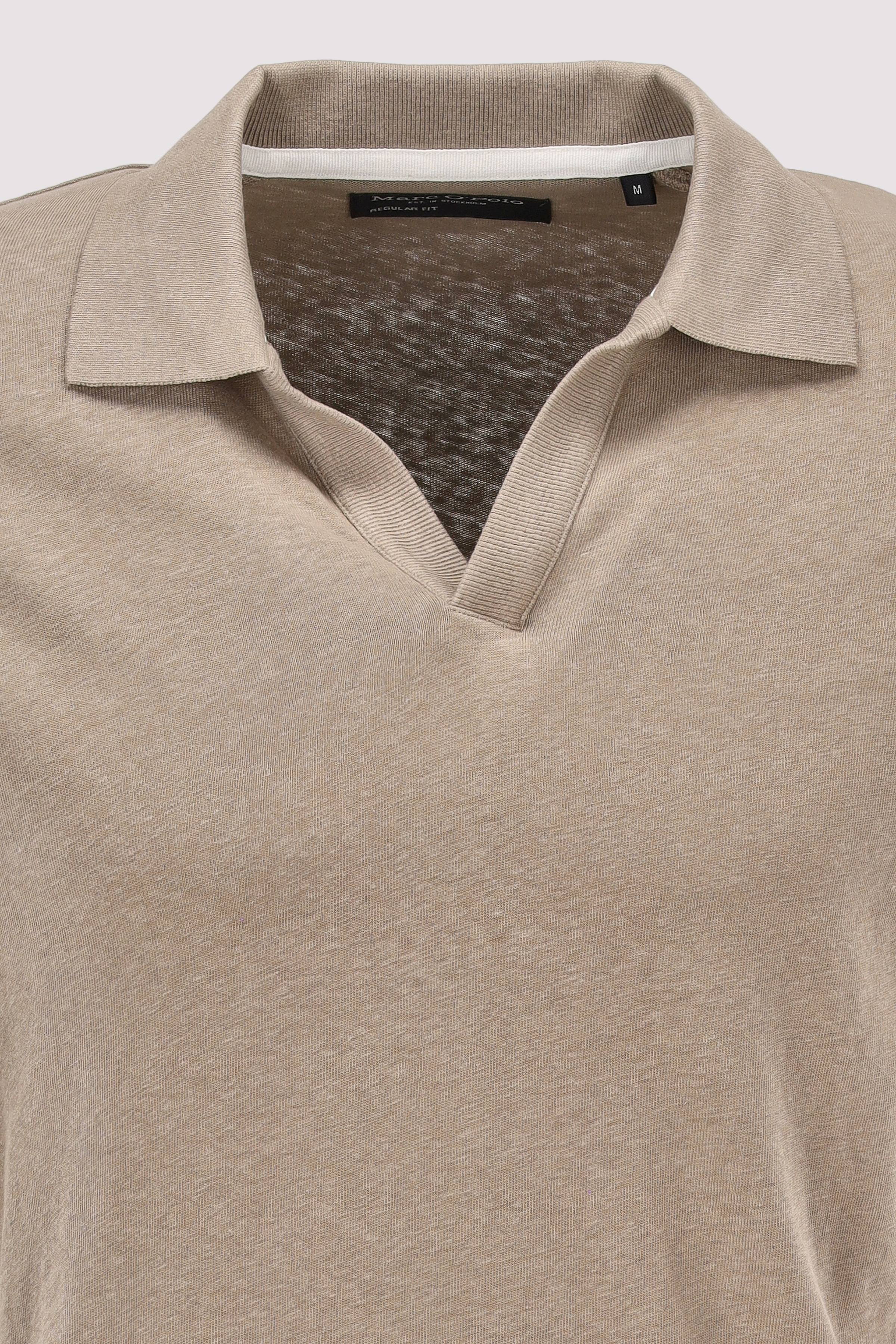 Marc O Polo Casual - Kurzarm Poloshirt Marc O'Polo Grau