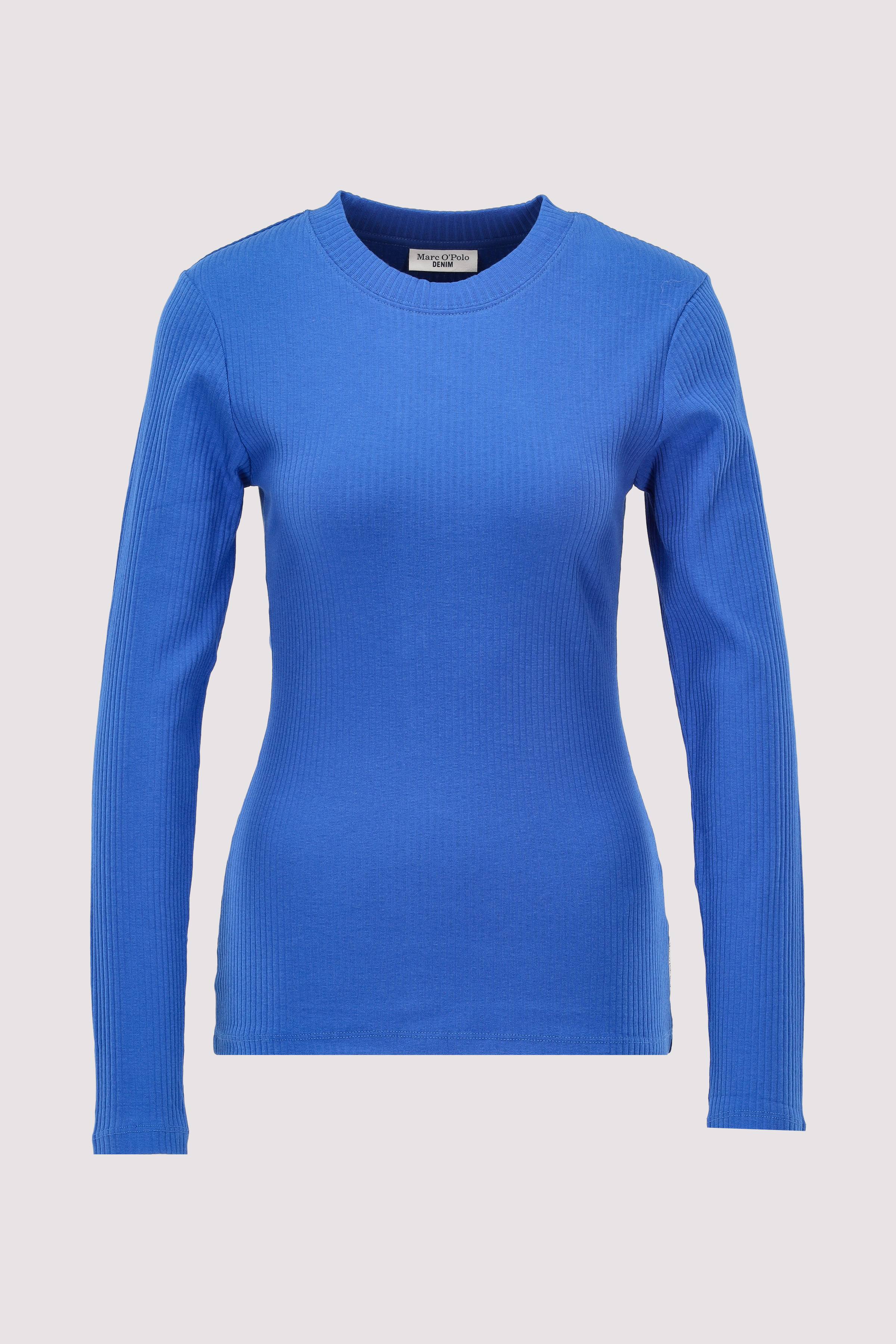 T-Shirt, LSL, Crewneck, Rib, S