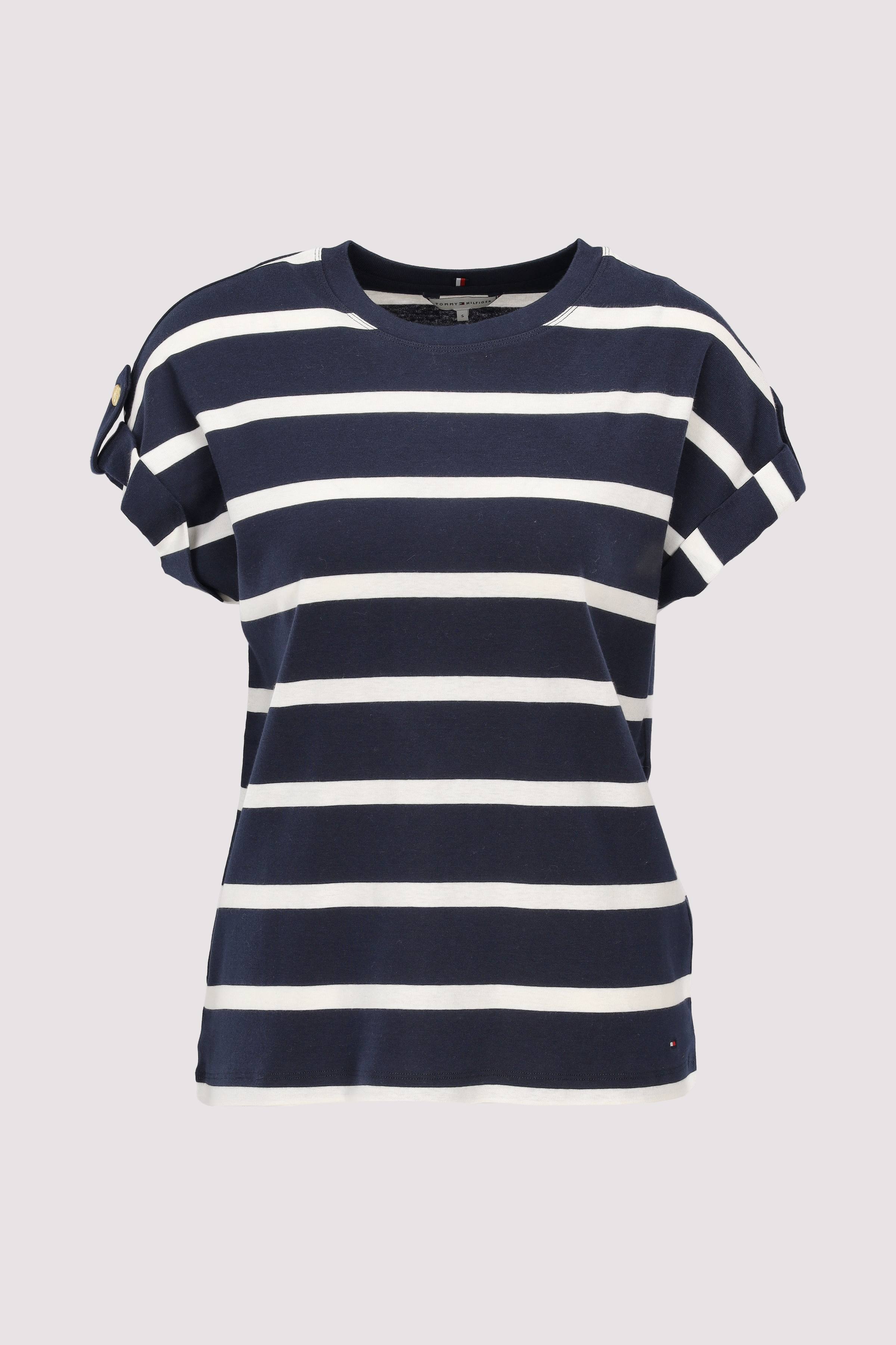 GOLD BUTTON MDRN C-NK SS TEE
