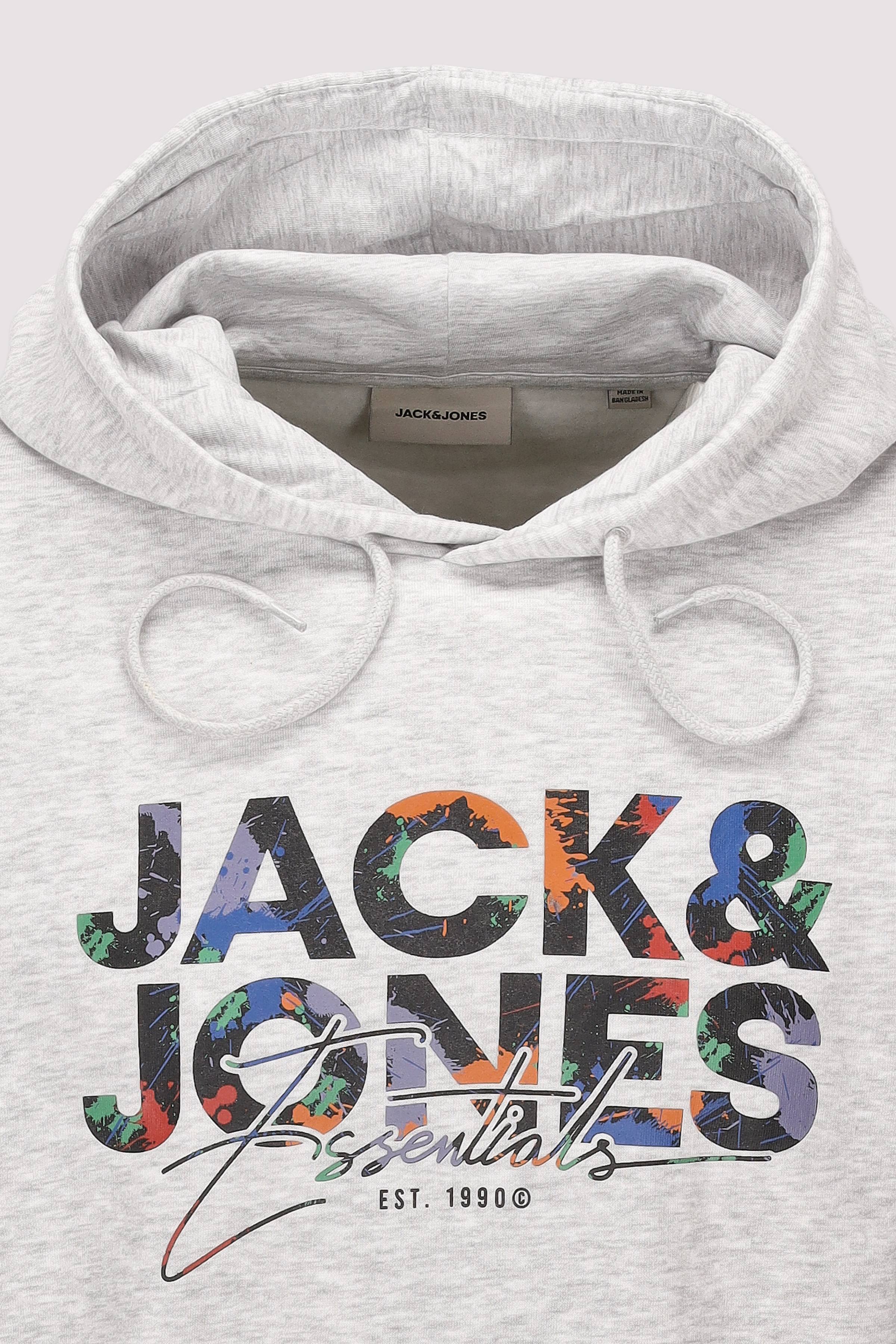 Jack and Jones - JJGEPLAS SWEAT HOOD LN Jack and Jones - JJGEPLAS SWEAT HOOD LN