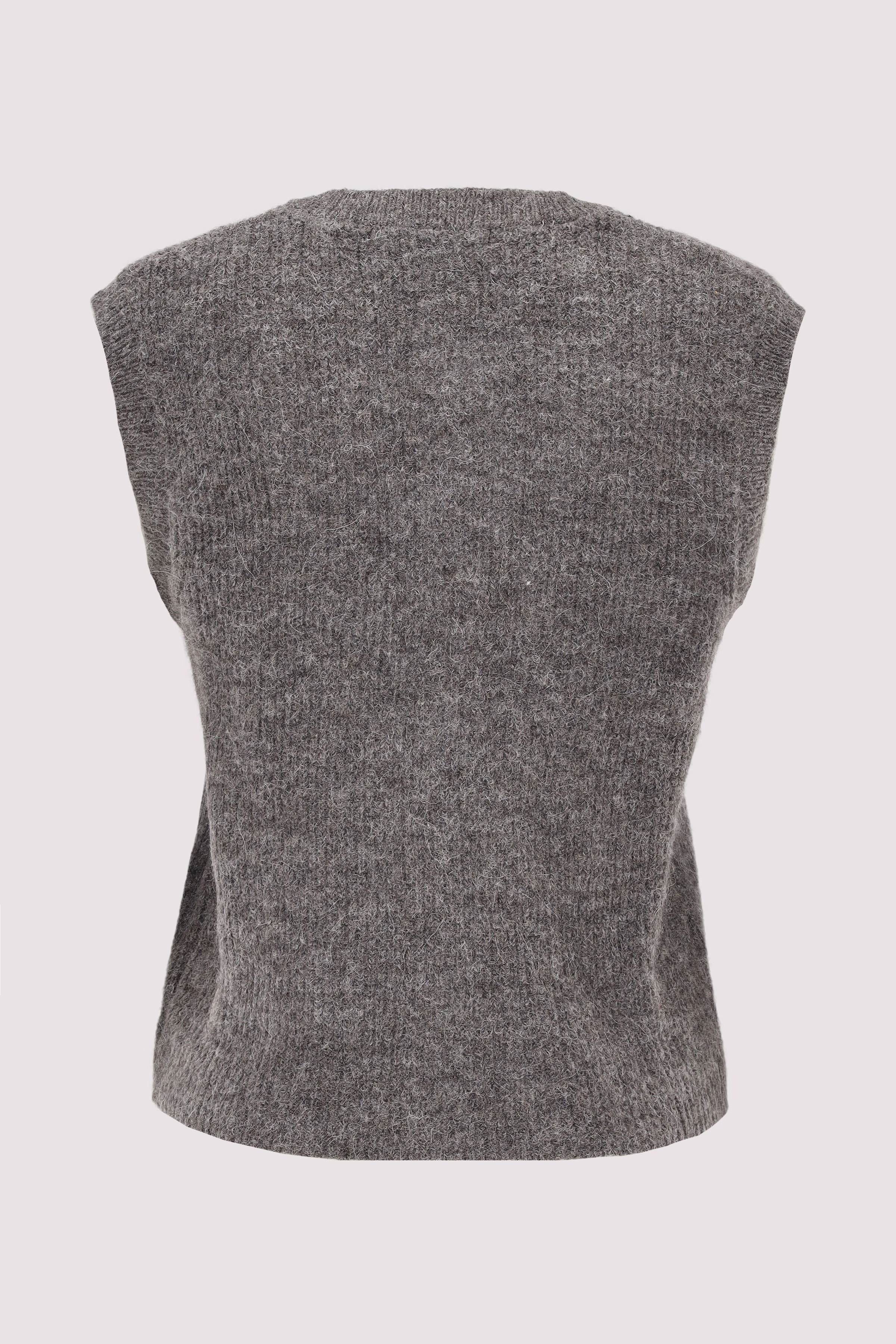 Selected - SLFLULU SL BUTTON O-NECK VEST 