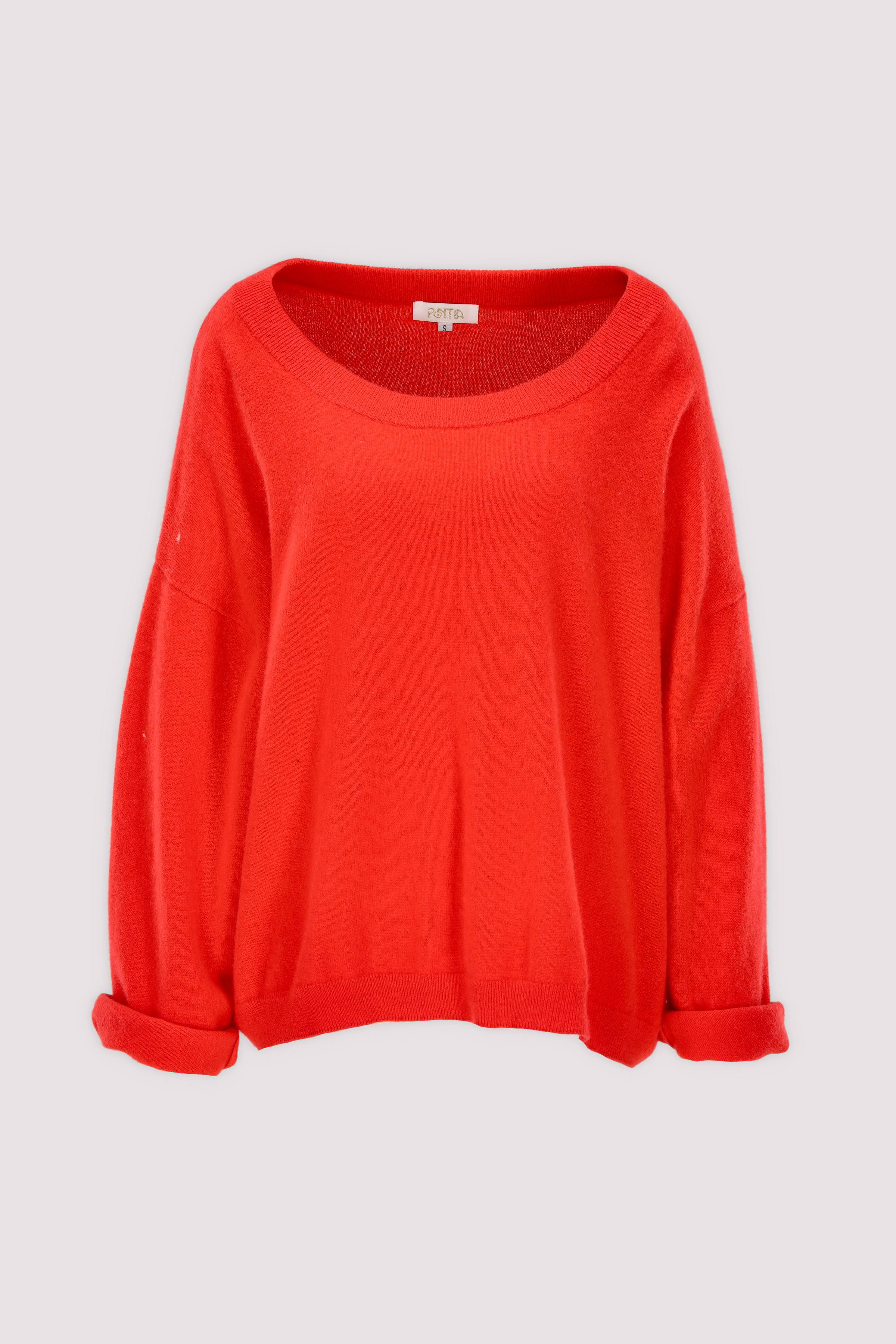 Pontia Pullover: Orange, vielseitig, zei