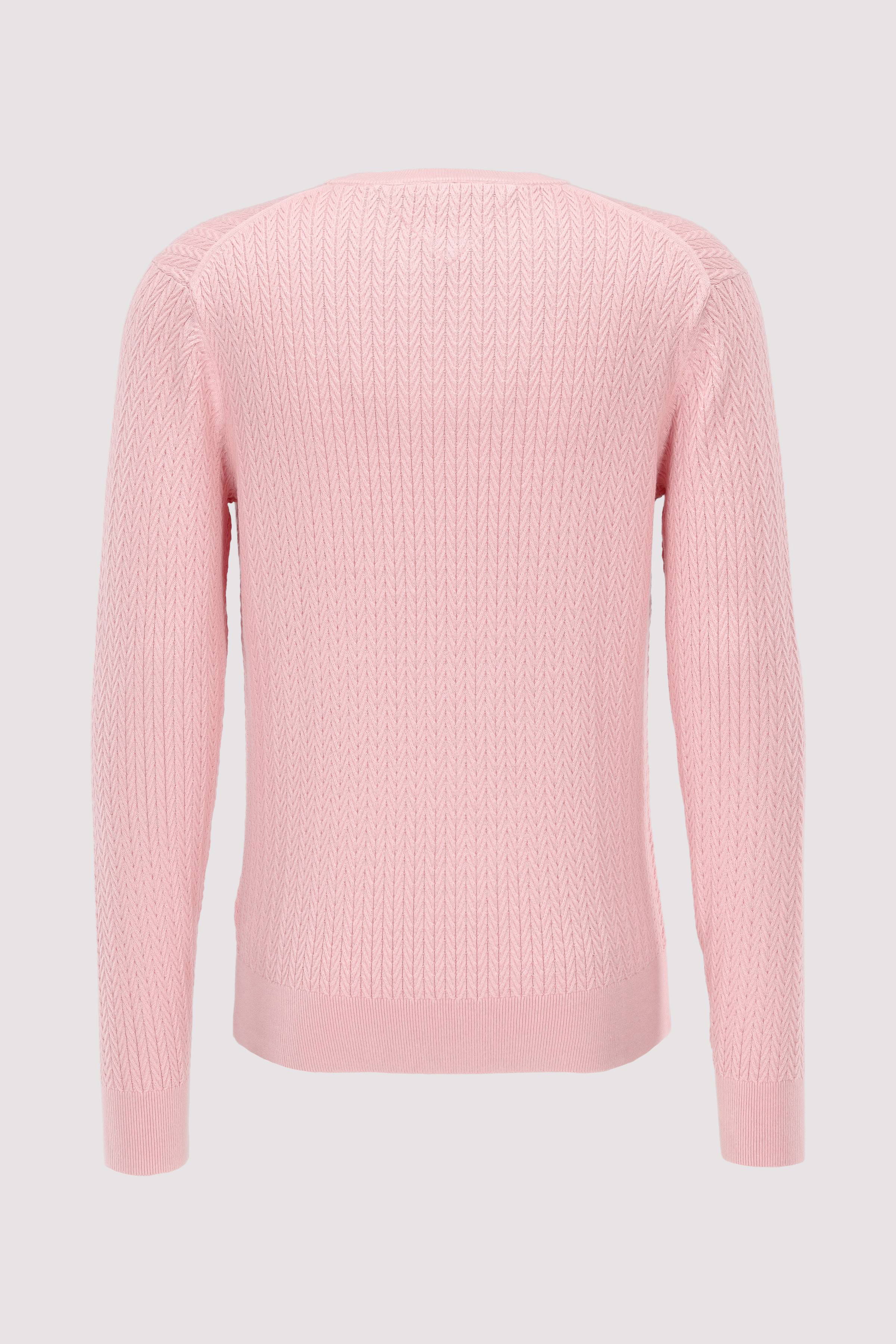Tommy Hilfiger - HERRINGBONE STRUCTURE C NK Tommy Hilfiger - HERRINGBONE STRUCTURE C NK