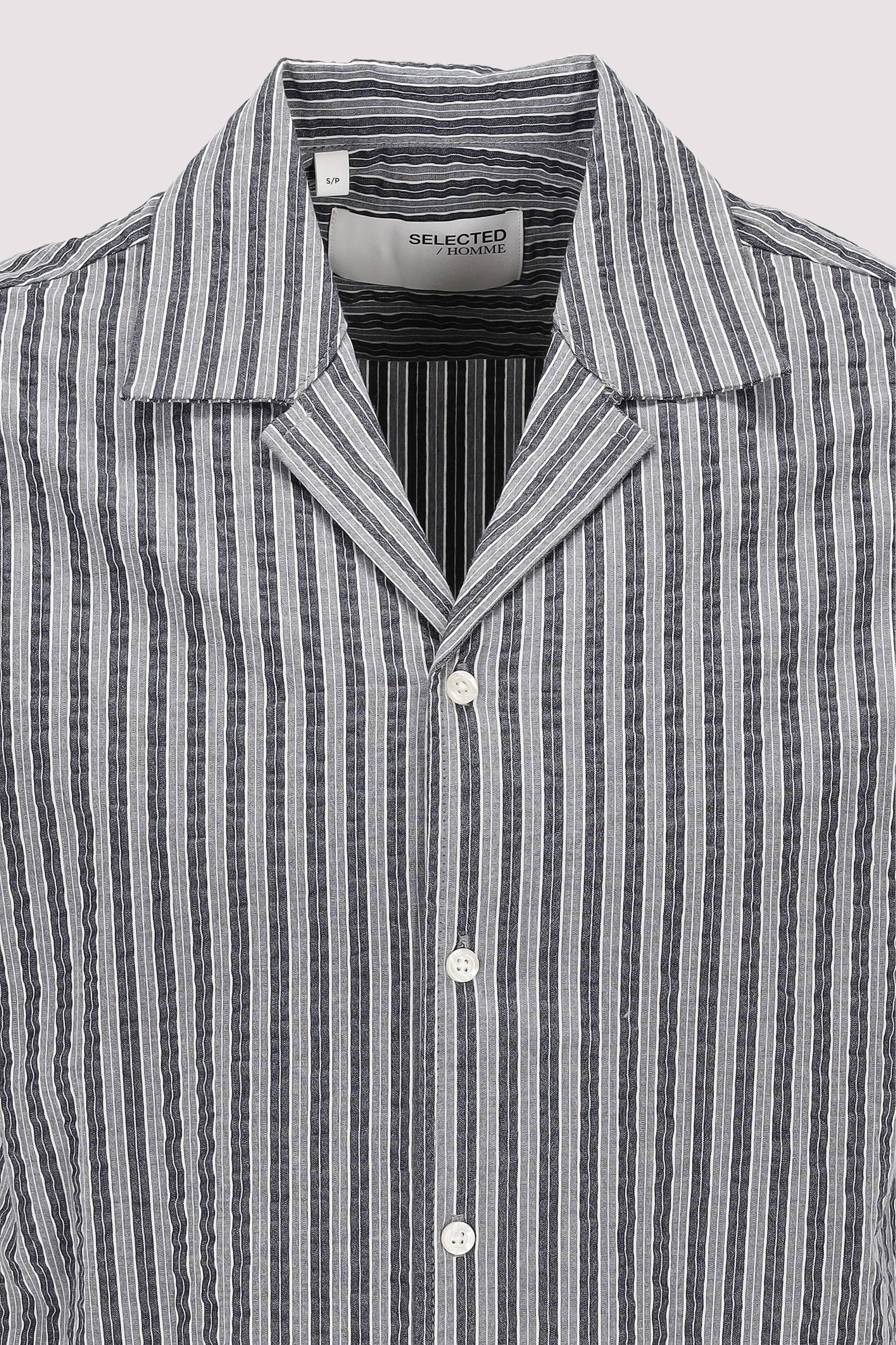 Selected - SLHRELAXED-ACE SEERSUCKER SS S Selected - SLHRELAXED-ACE SEERSUCKER SS S