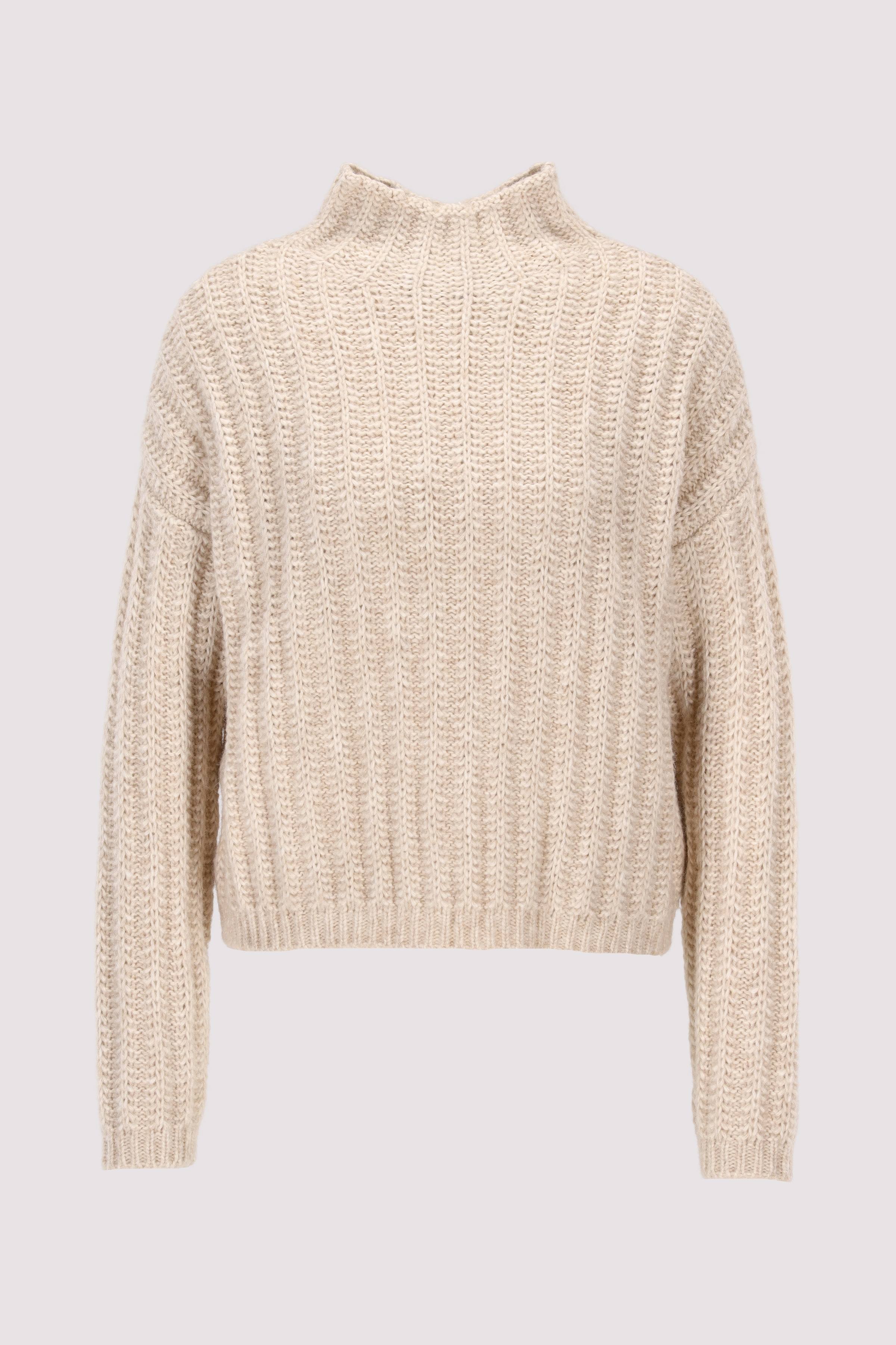 HUGO Rollkragenpullover open white