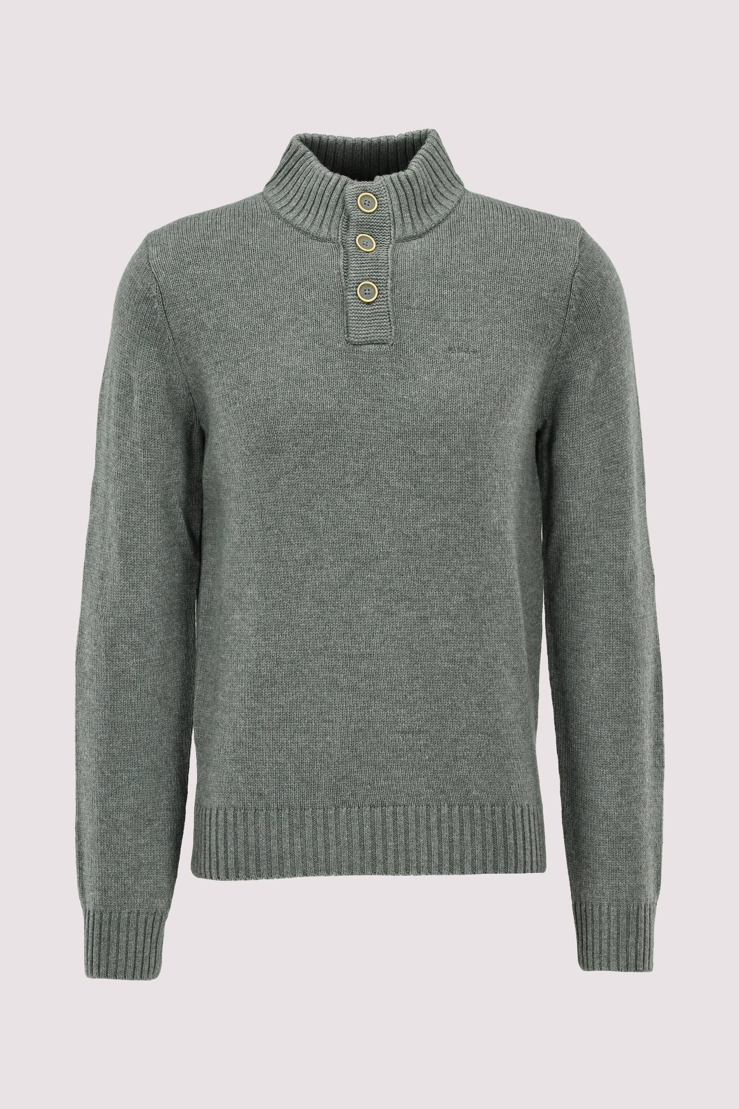 PULLOVER BUTTON COLLAR