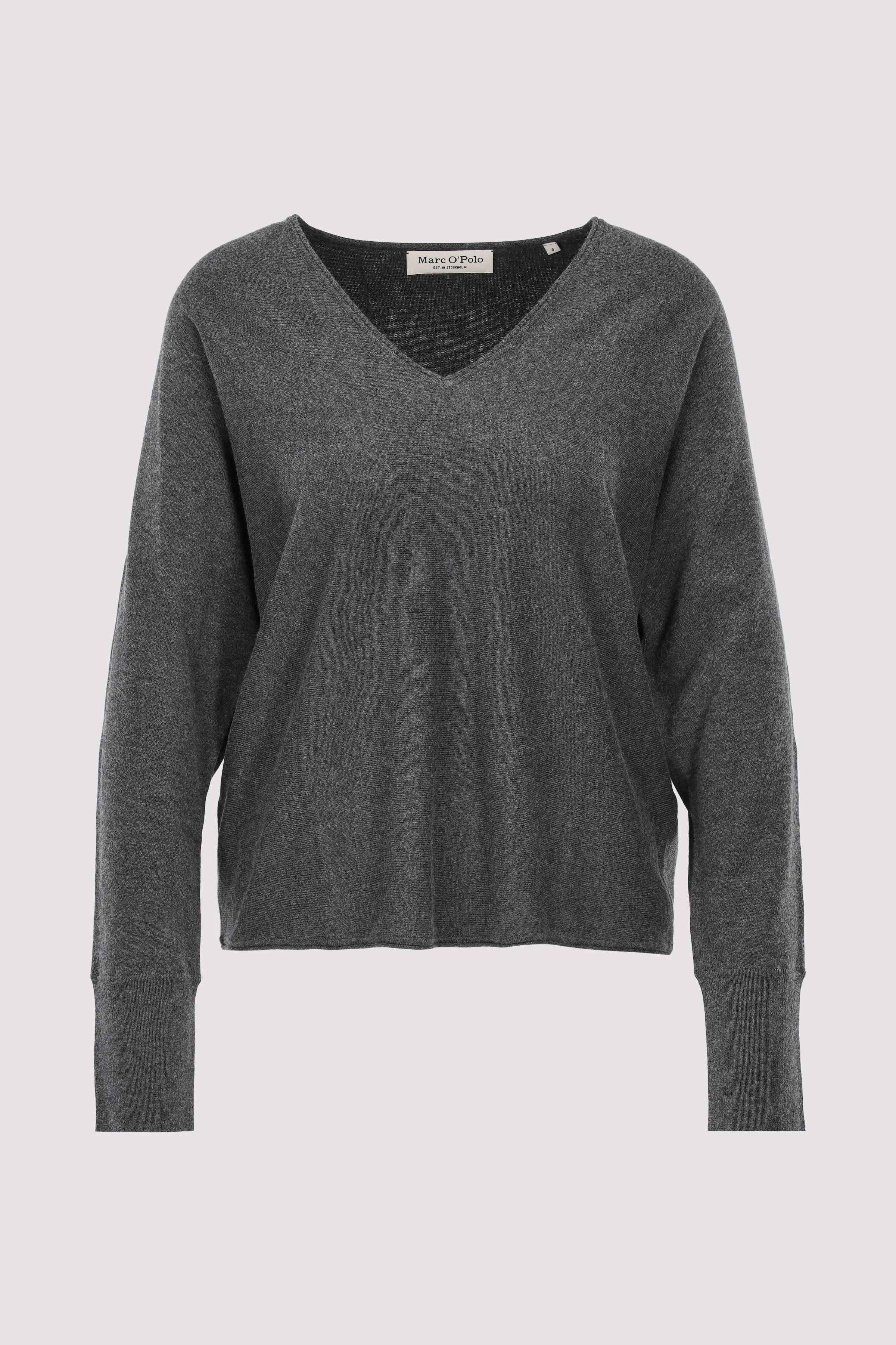 Pullover, longsleeve, v-neck