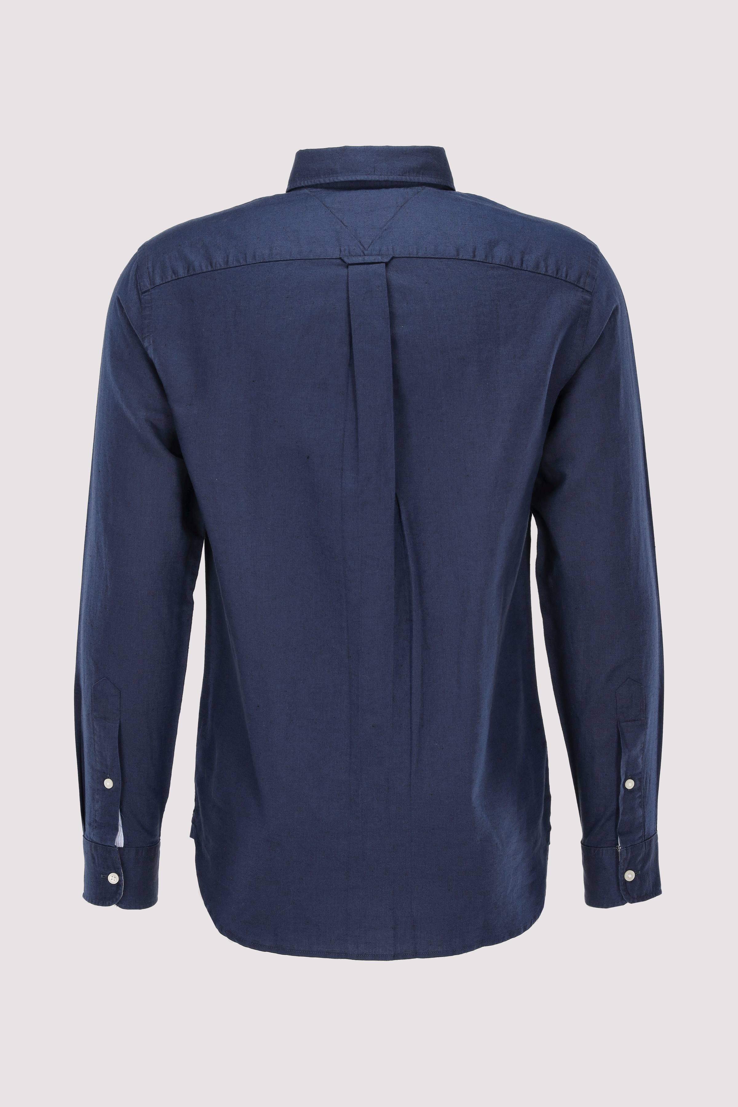 LINEN BLEND SOLID RF SHIRT