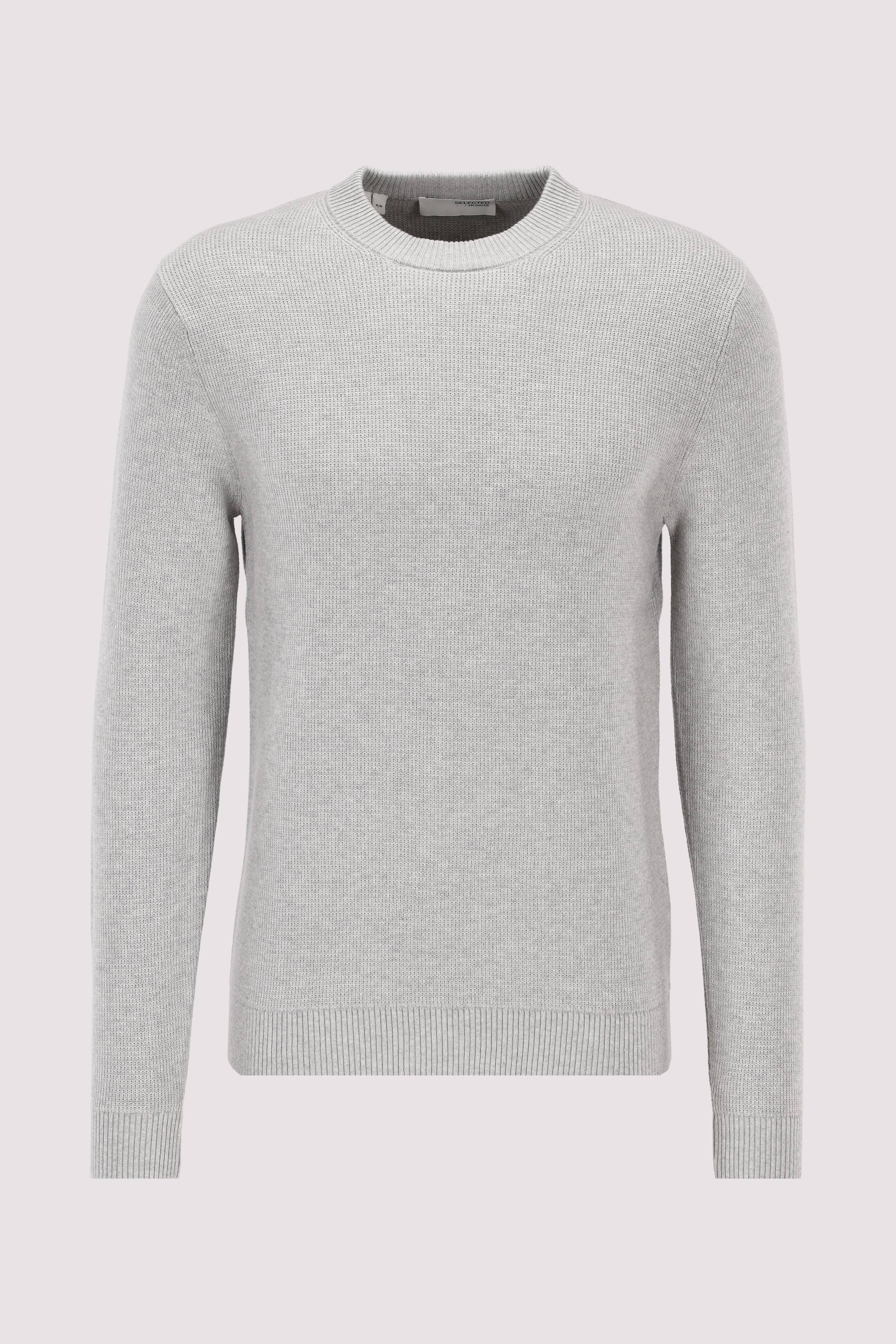 SLHDANE LS KNIT STRUCTURE CREW