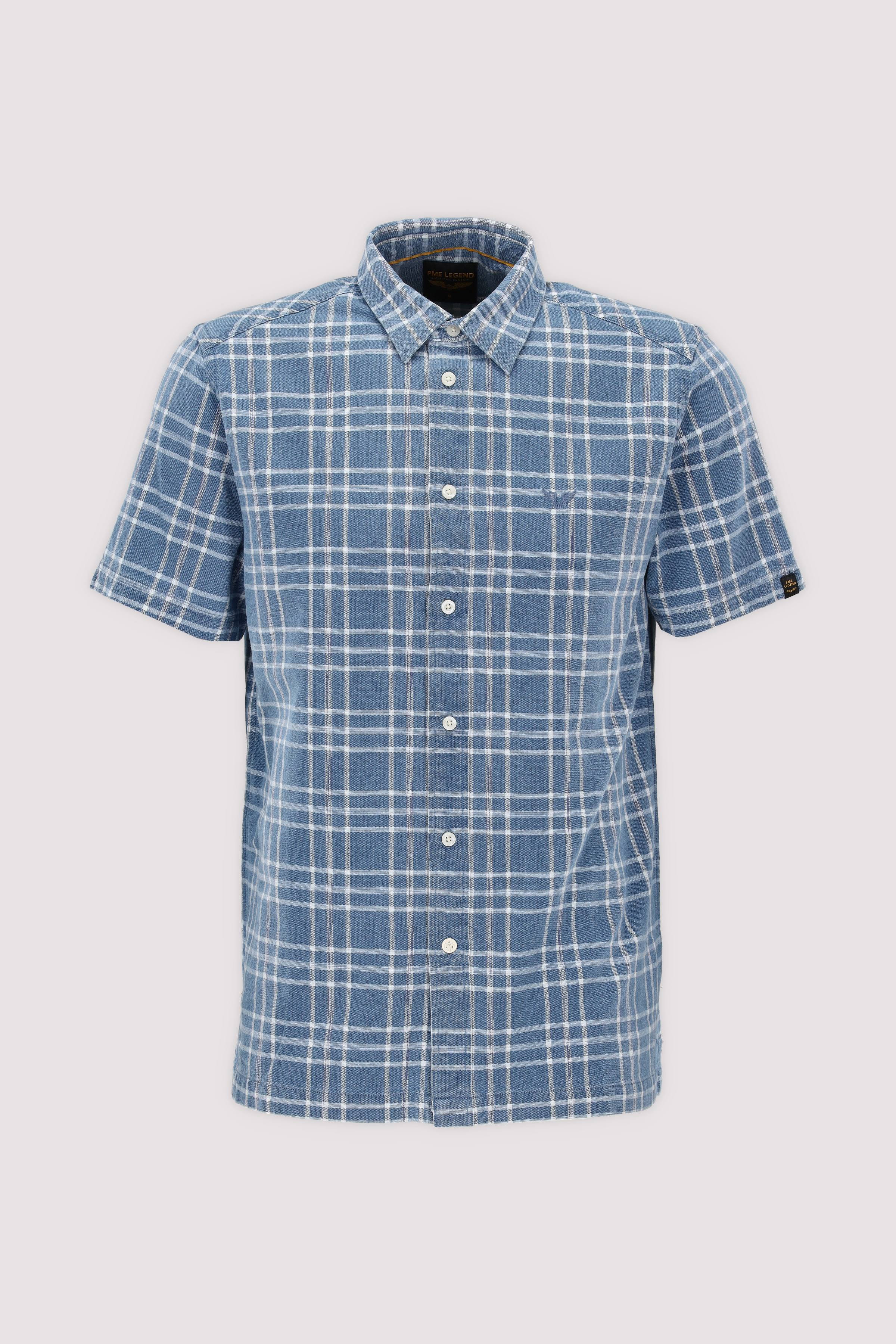 Short Sleeve Shirt Indigo Inje