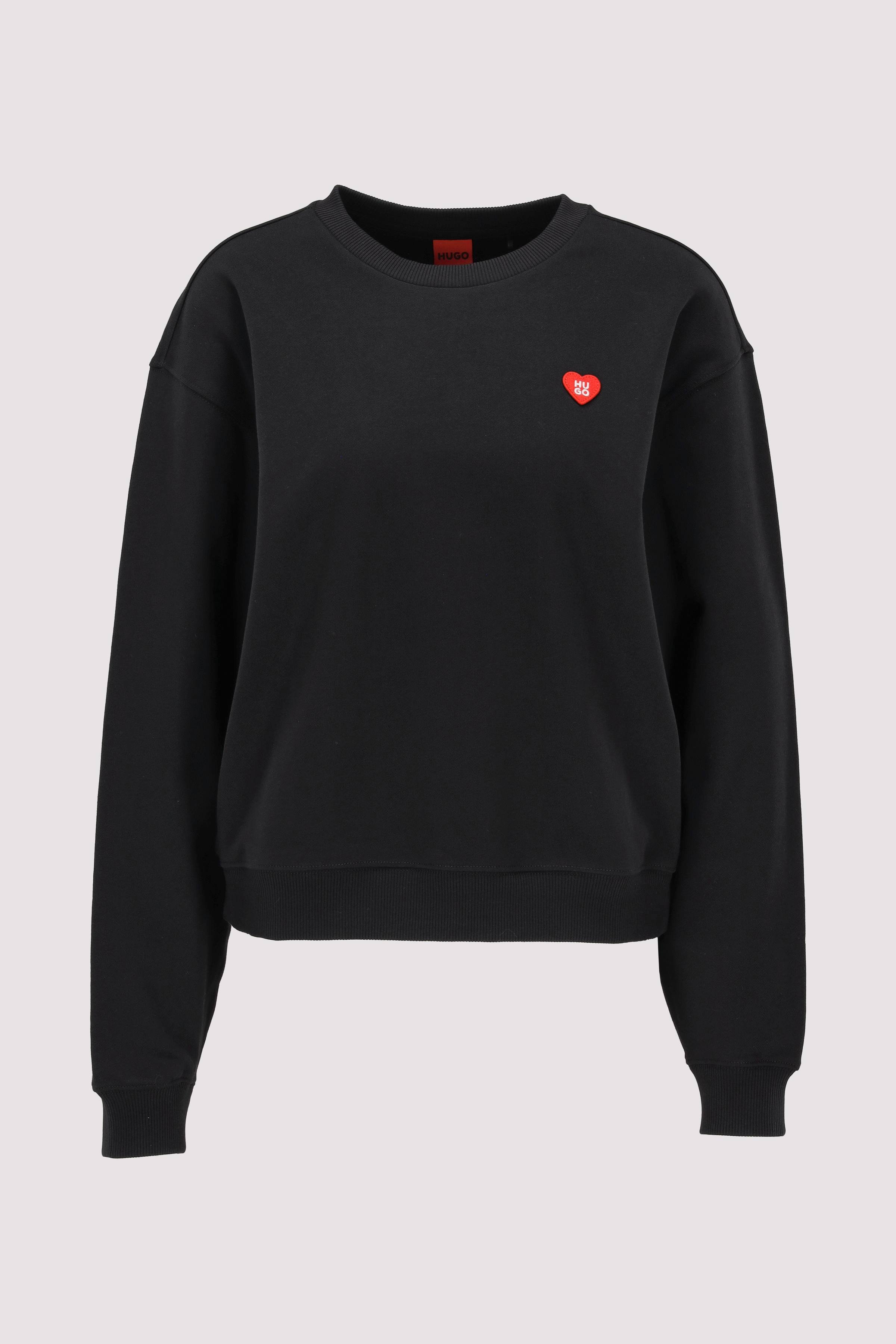 HUGO Sweatshirt Schwarz Komfort