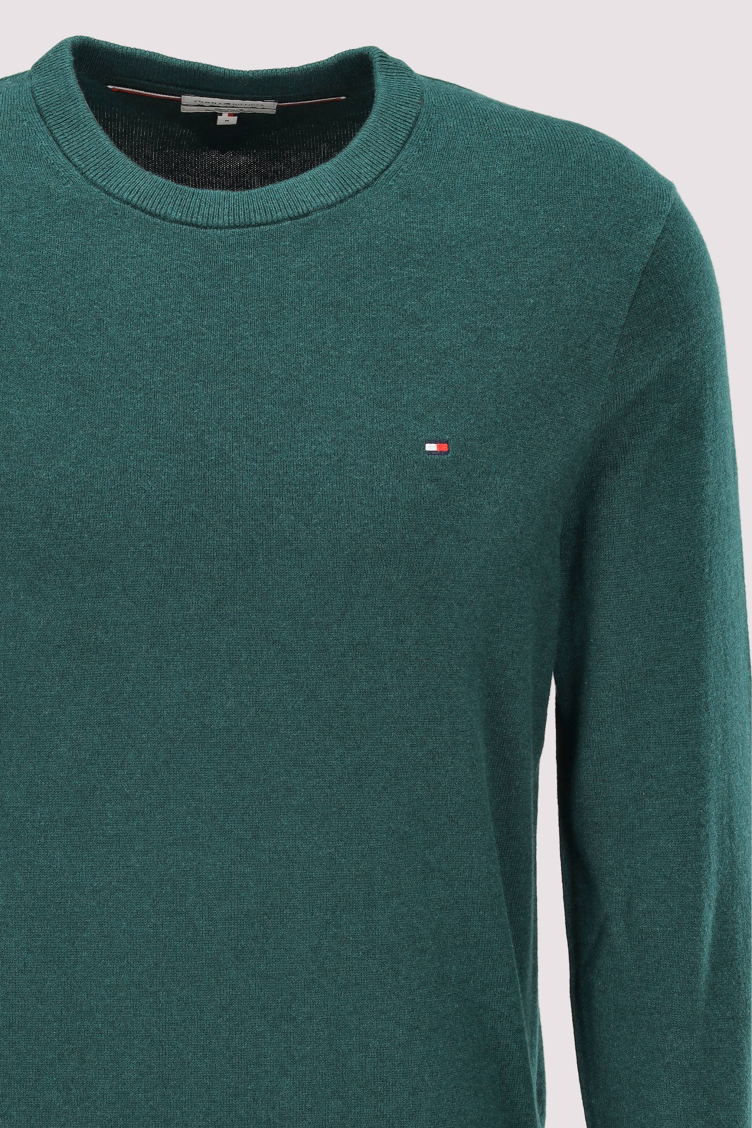 Tommy Hilfiger - Tommy Hilfiger Rundhalspullover grün
