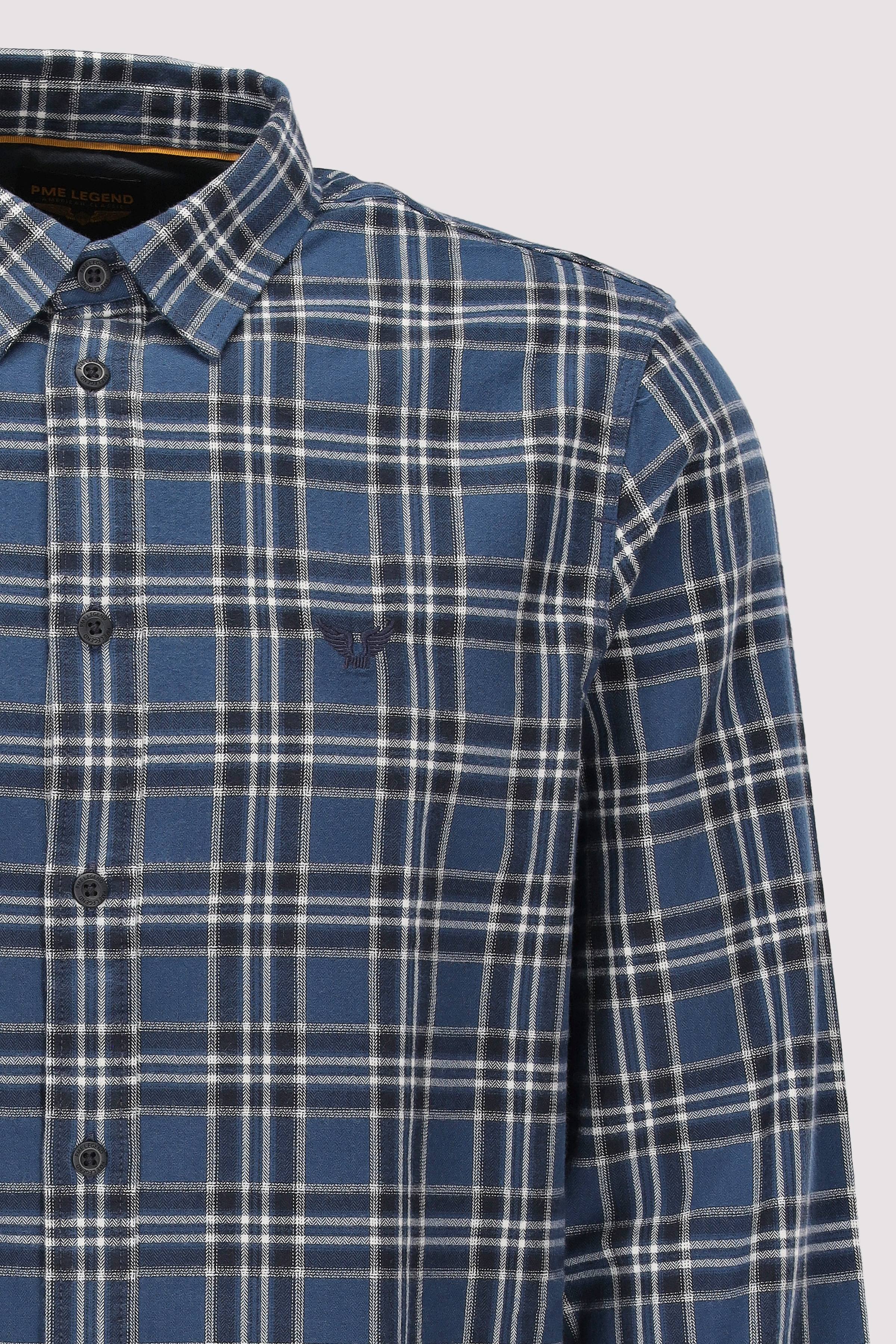 PME Legend - LONG SLEEVE SHIRT Herringbone