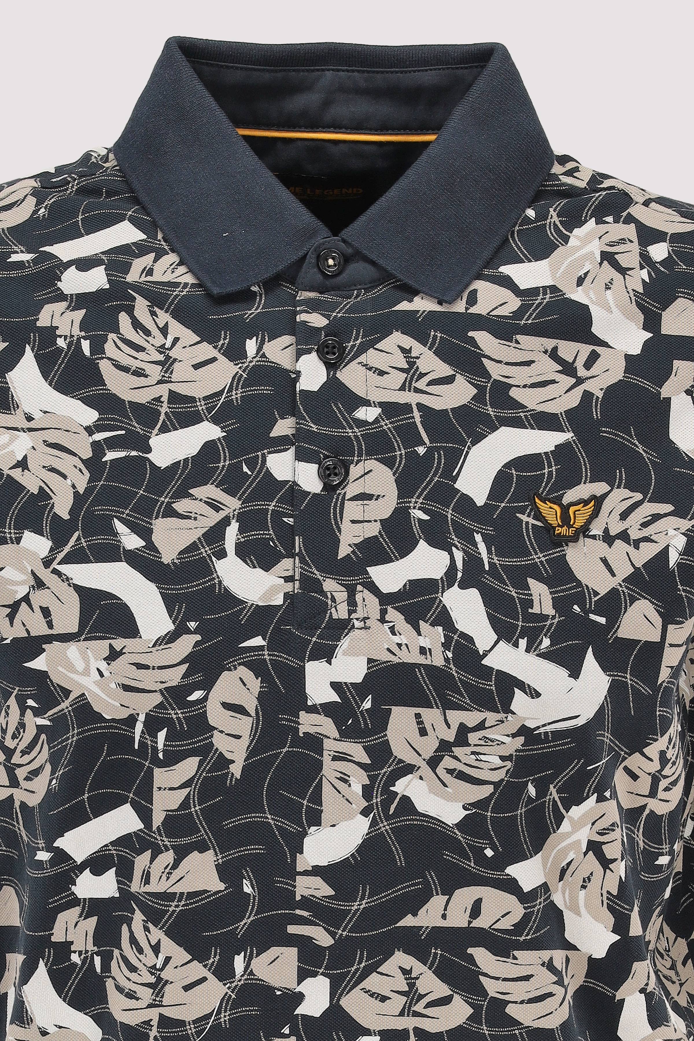 PME Legend - Short sleeve polo printed fine