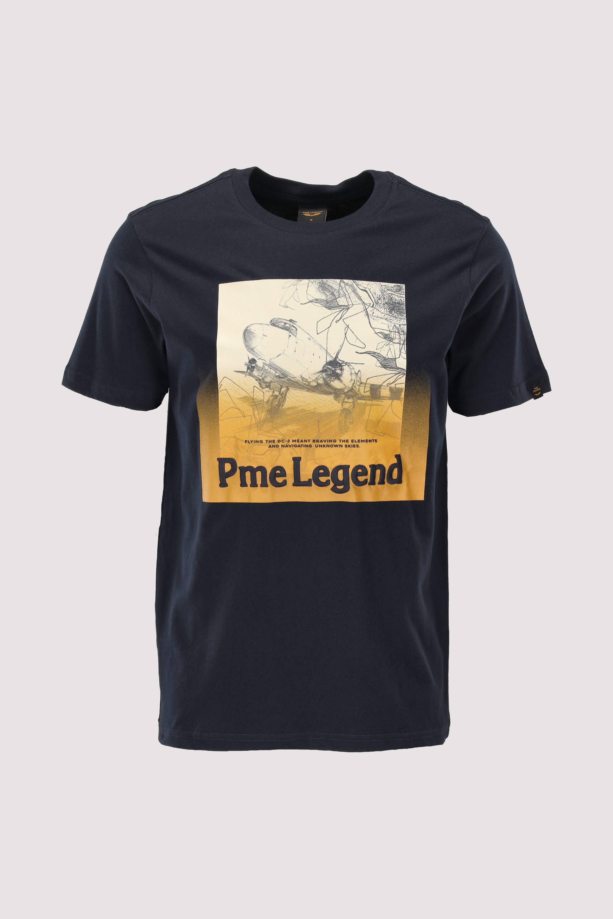PME Legend Kurzarm-T-Shirt blau