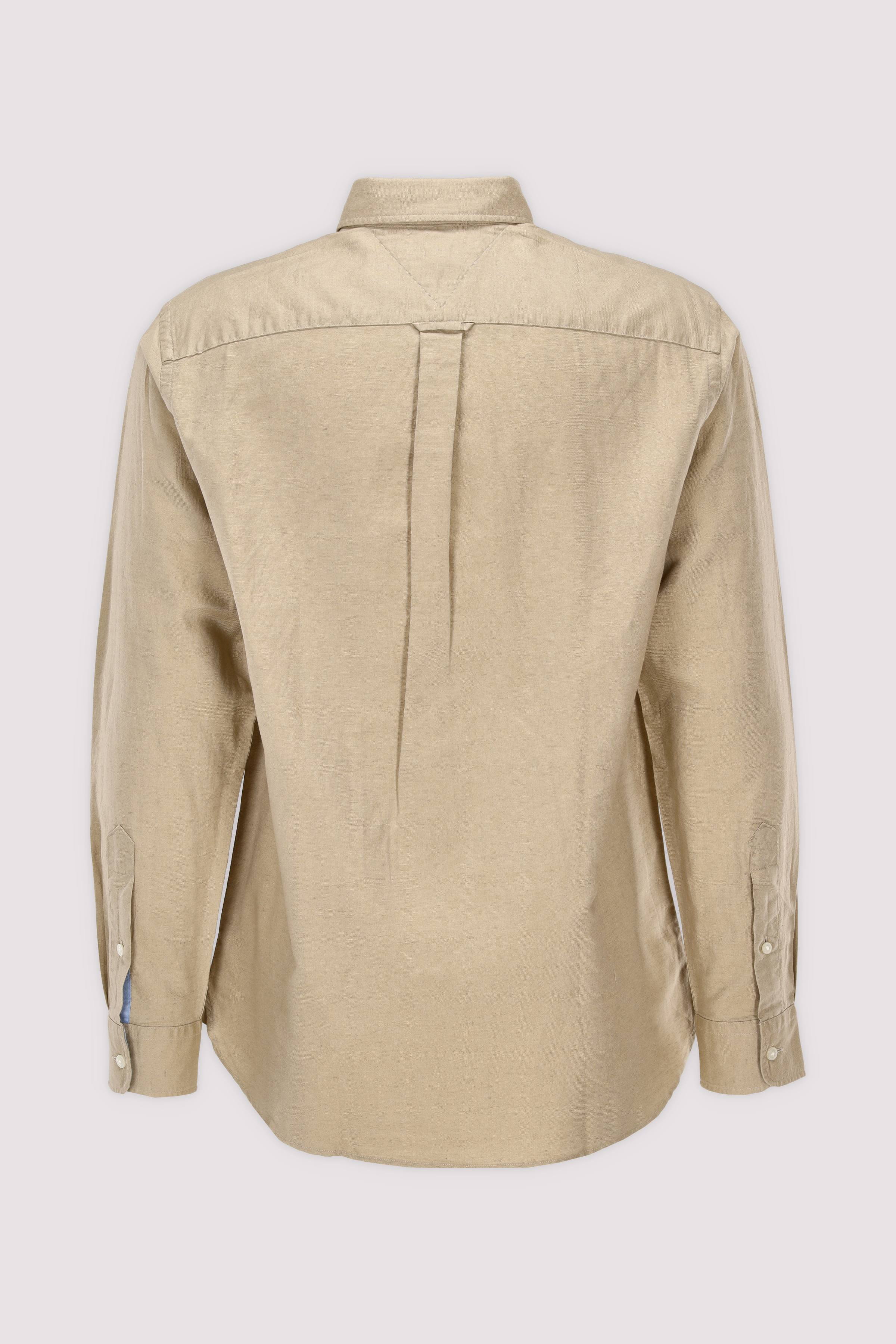 Tommy Hilfiger Leinenhemd Khaki