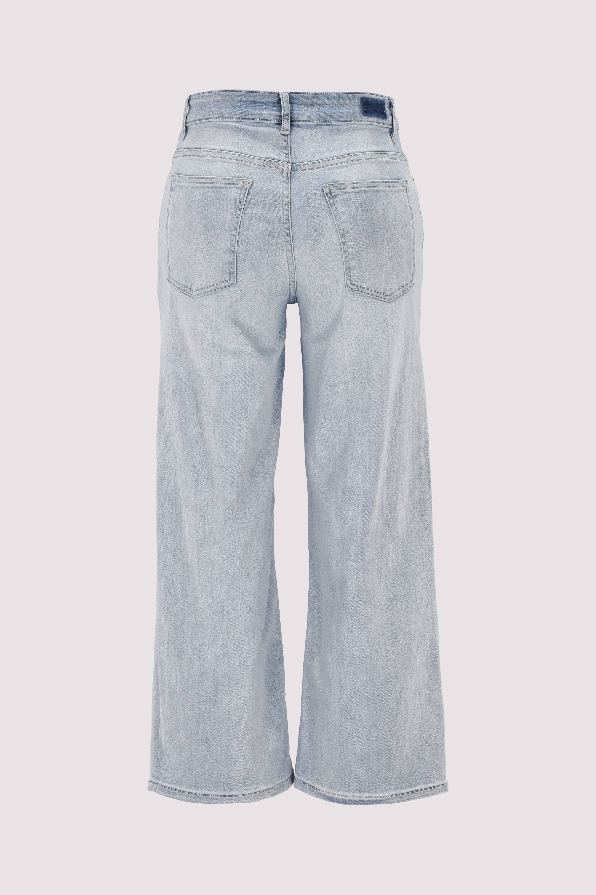 Rich & Royal - Culotte Light Blue Satin Denim Rich & Royal - Culotte Light Blue Satin Denim