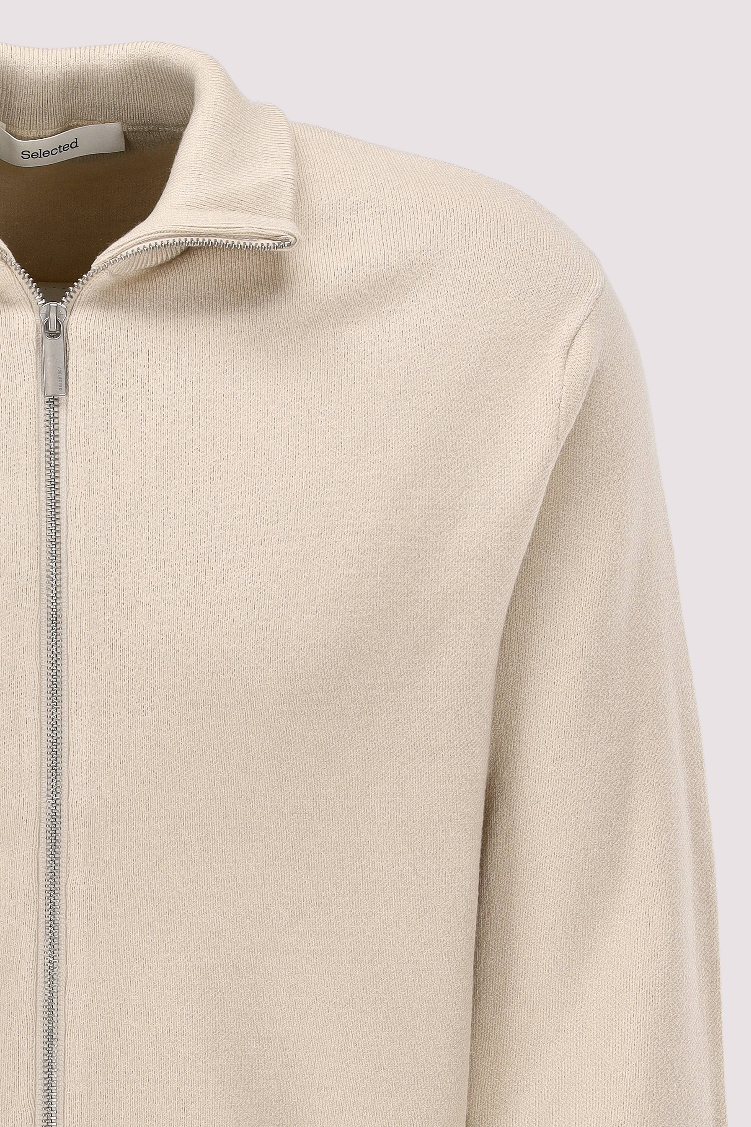 Selected - SLHTELLER FN RELAXED ZIP CARDI