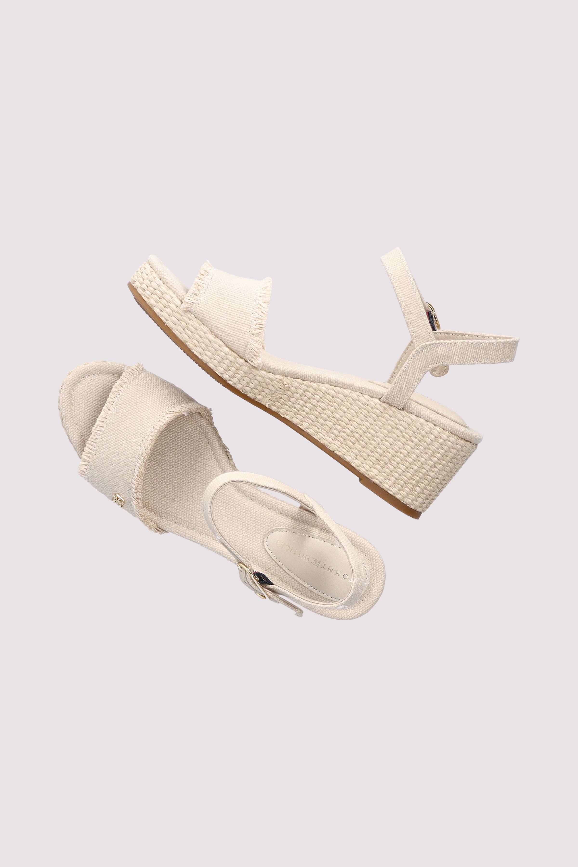 Tommy Hilfiger - MID WOVEN WEDGE ESPAD FRINGE