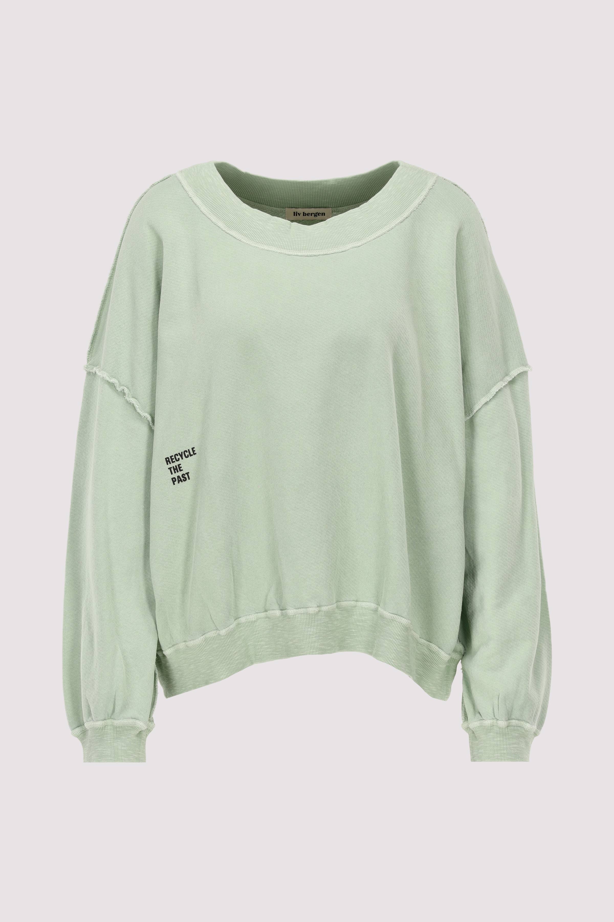 Green ash Sweatshirt aus Bio-Baumwolle
