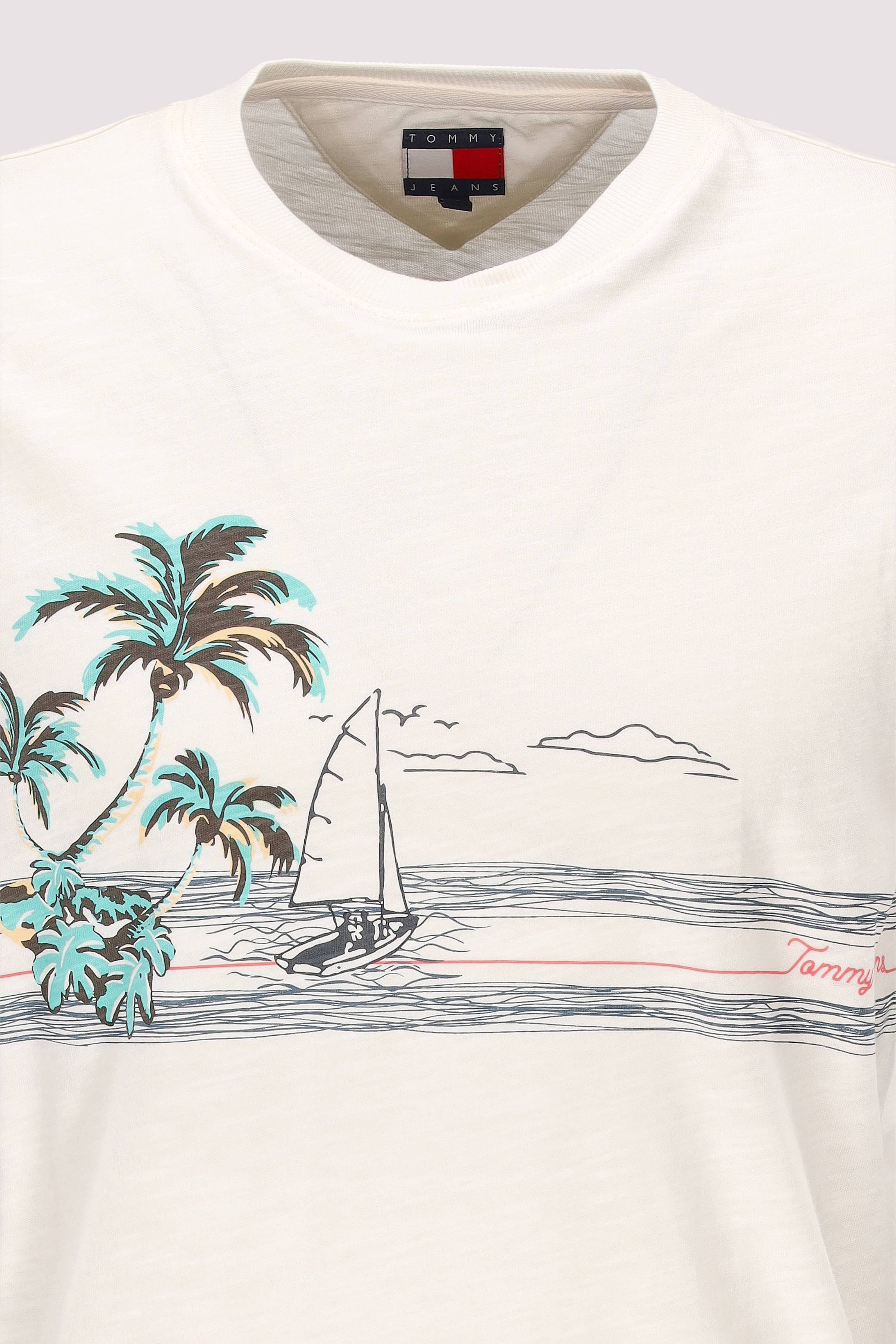 Tommy Jeans - TJM REG PALM SAILING GRAPHIC T Tommy Jeans - TJM REG PALM SAILING GRAPHIC T
